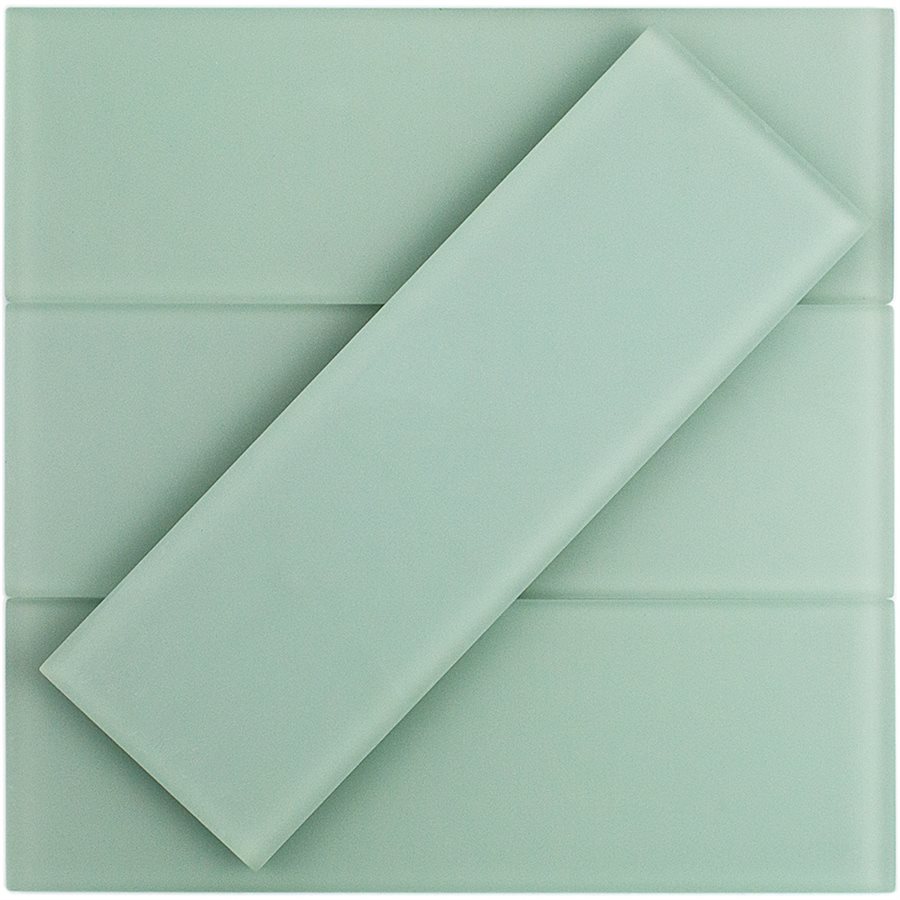 Seafoam Green Tiles Crystal Seafoam Green 4x12 Frosted