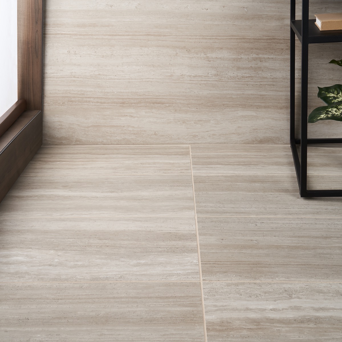 Zenit Taupe 12x24 Travertine Look Matte Porcelain Tile