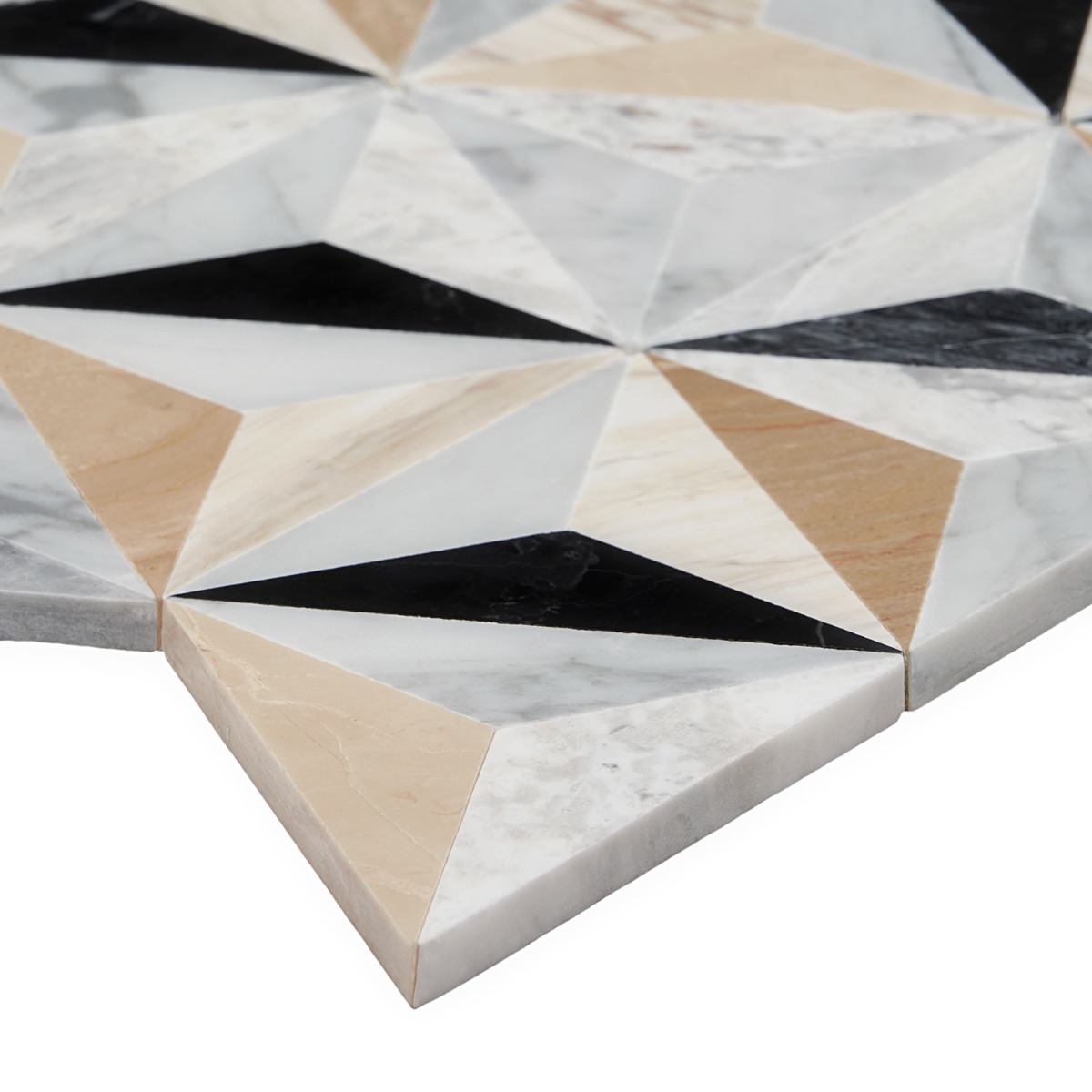 MJ Geotech- Nero- Carrara- Sky Gray & Botticino Polished Marble