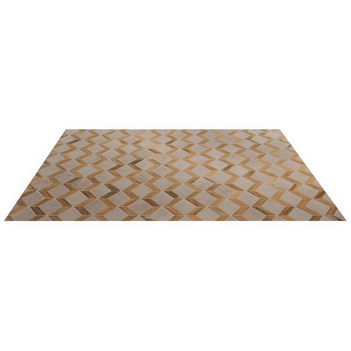 Finity Diamond Birch Matte Porcelain Wood Look Mosaic Tile