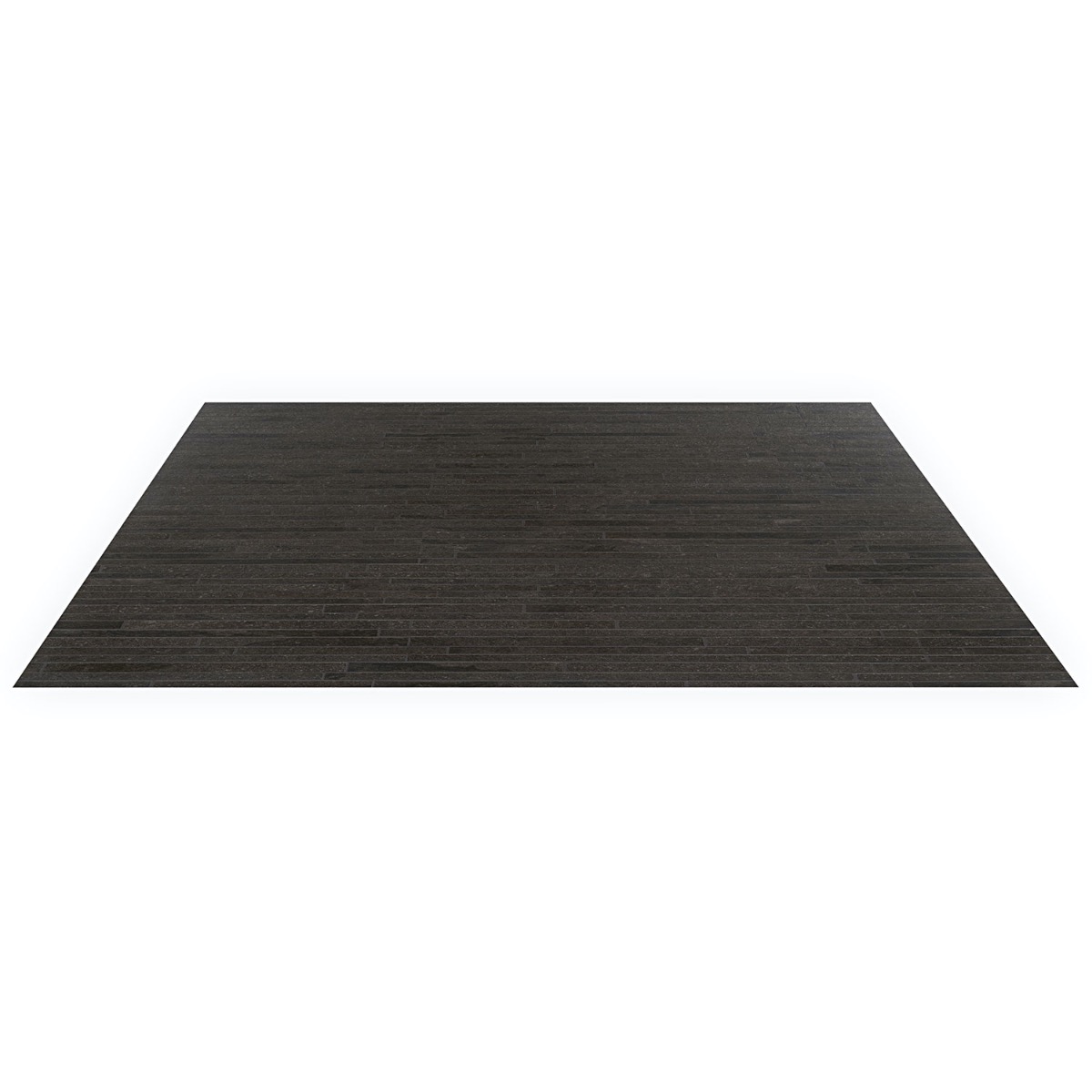 Olympic Charcoal Thin Strip Mosaic Matte Porcelain