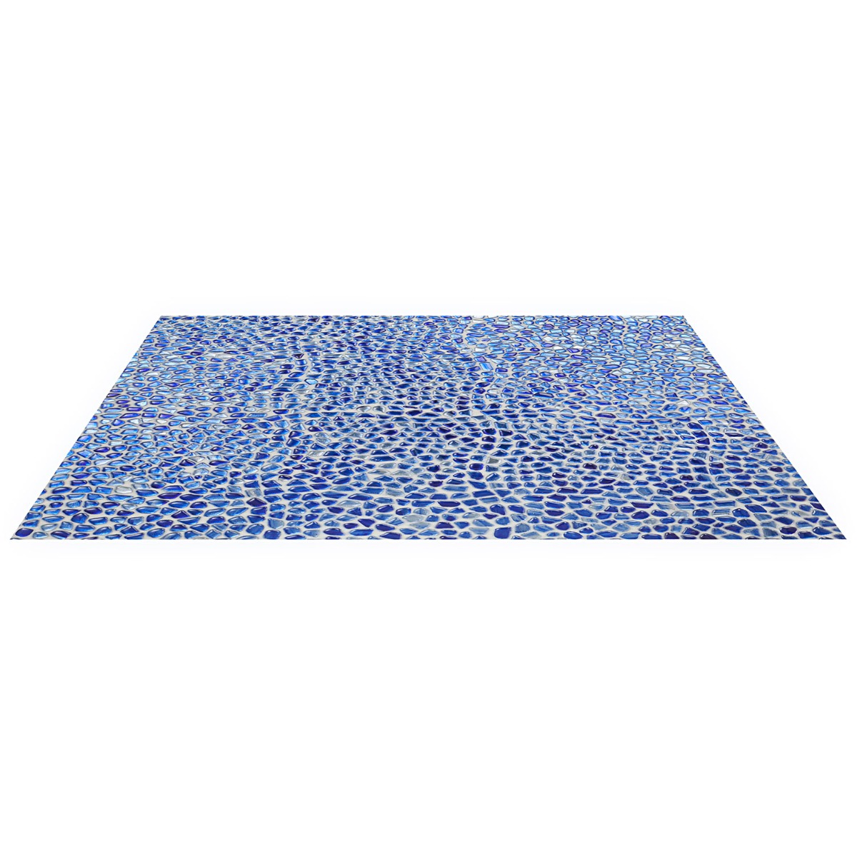 Artemis Pebble Cobalt Ice Polished Glass