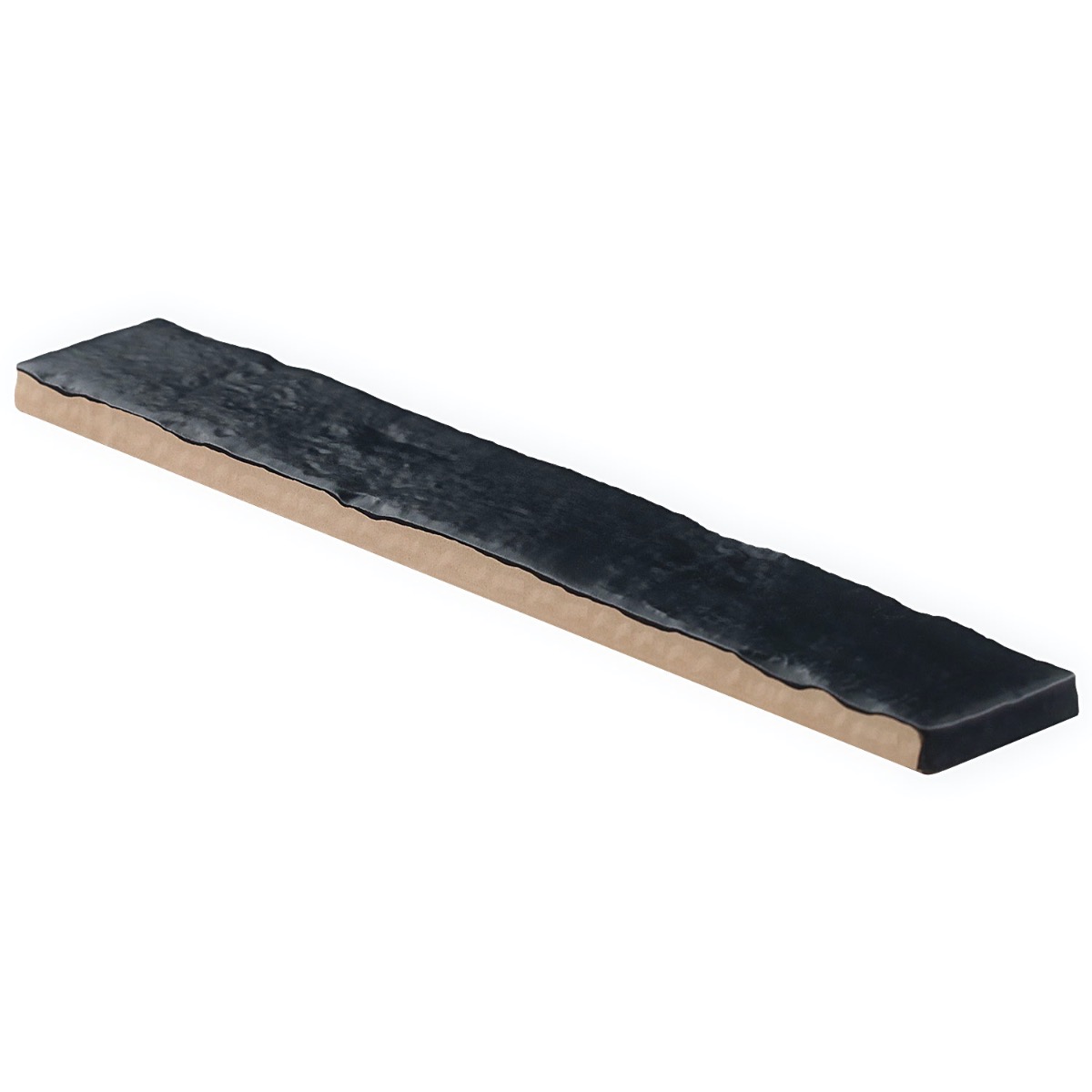 Artist Coal Black 1.5x9 Matte Ceramic Tile