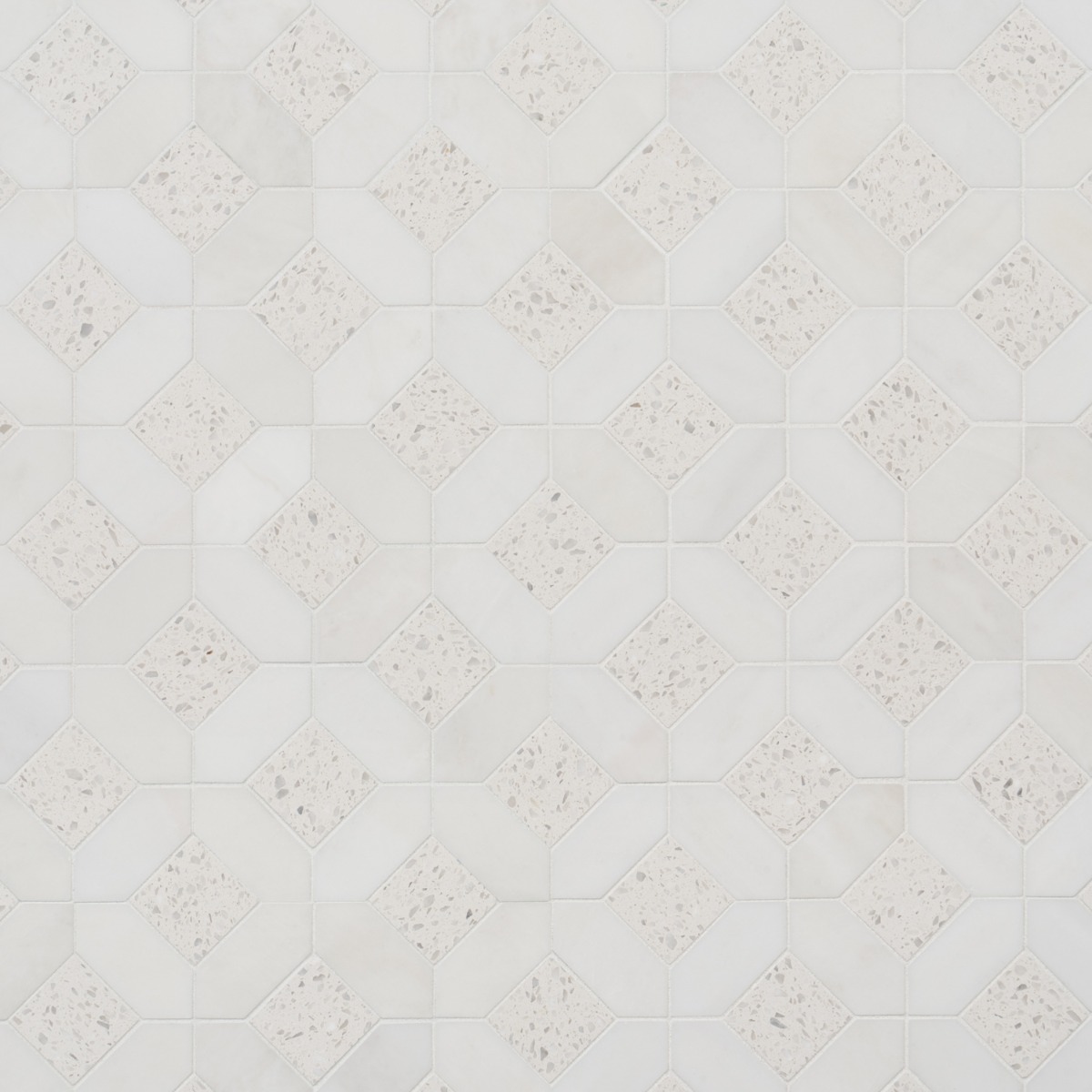 Minna Diamond Bianca Salt - Tibet White & Terrazzo 