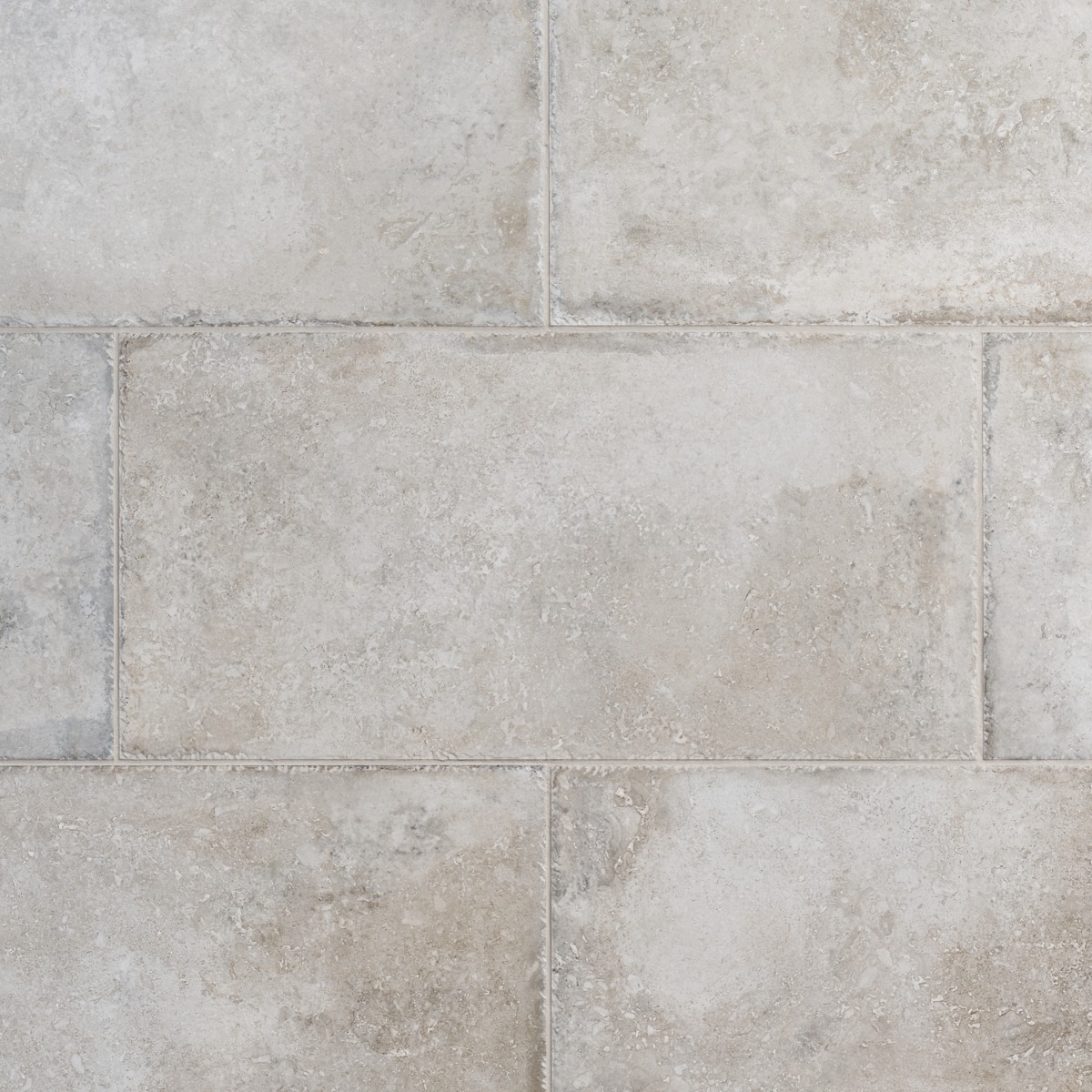 Caruso Efeso Gray 12x24 Travertine Look Matte Porcelain Tile