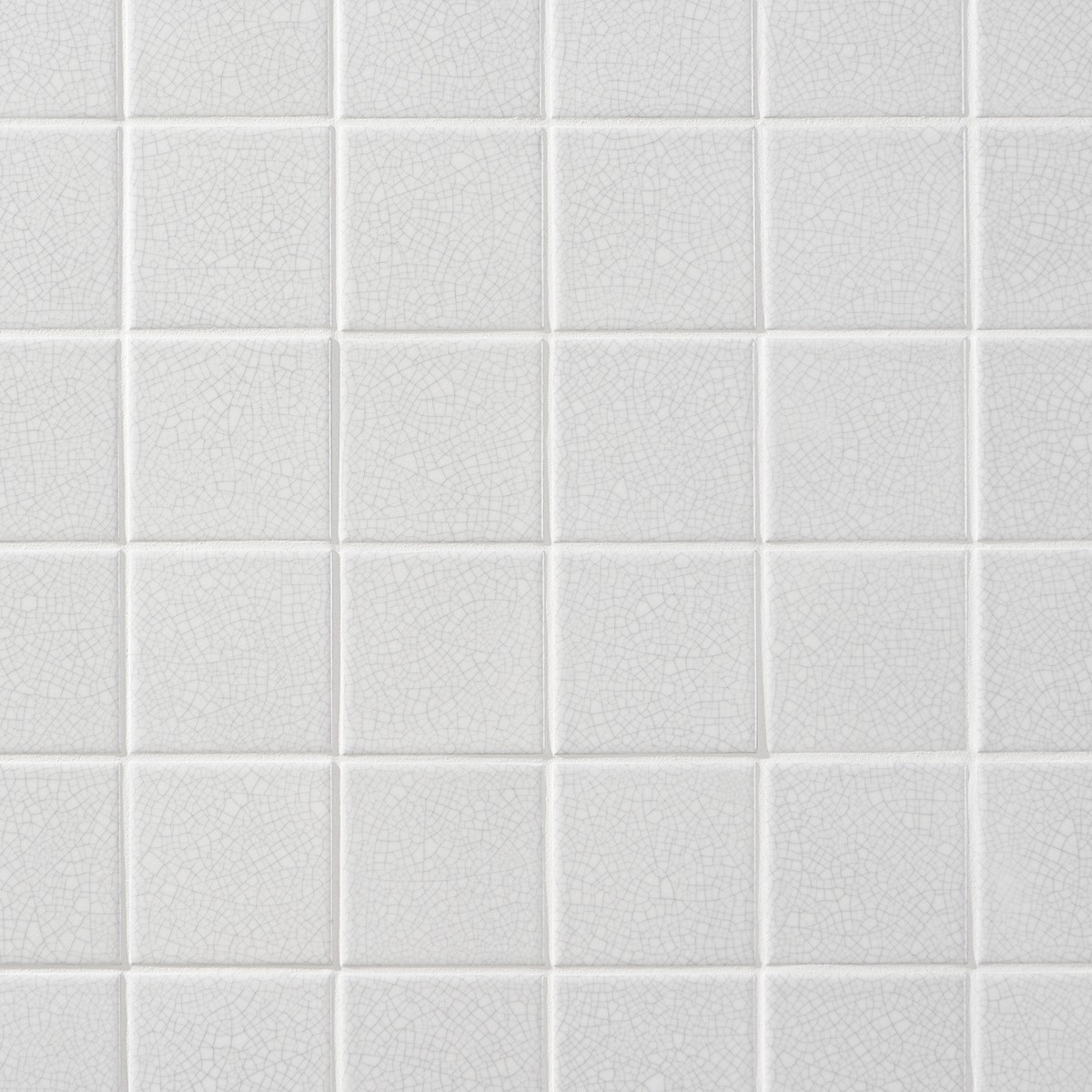Craquelure Vintage White 4x4 Glossy Crackled Ceramic Wall Tile