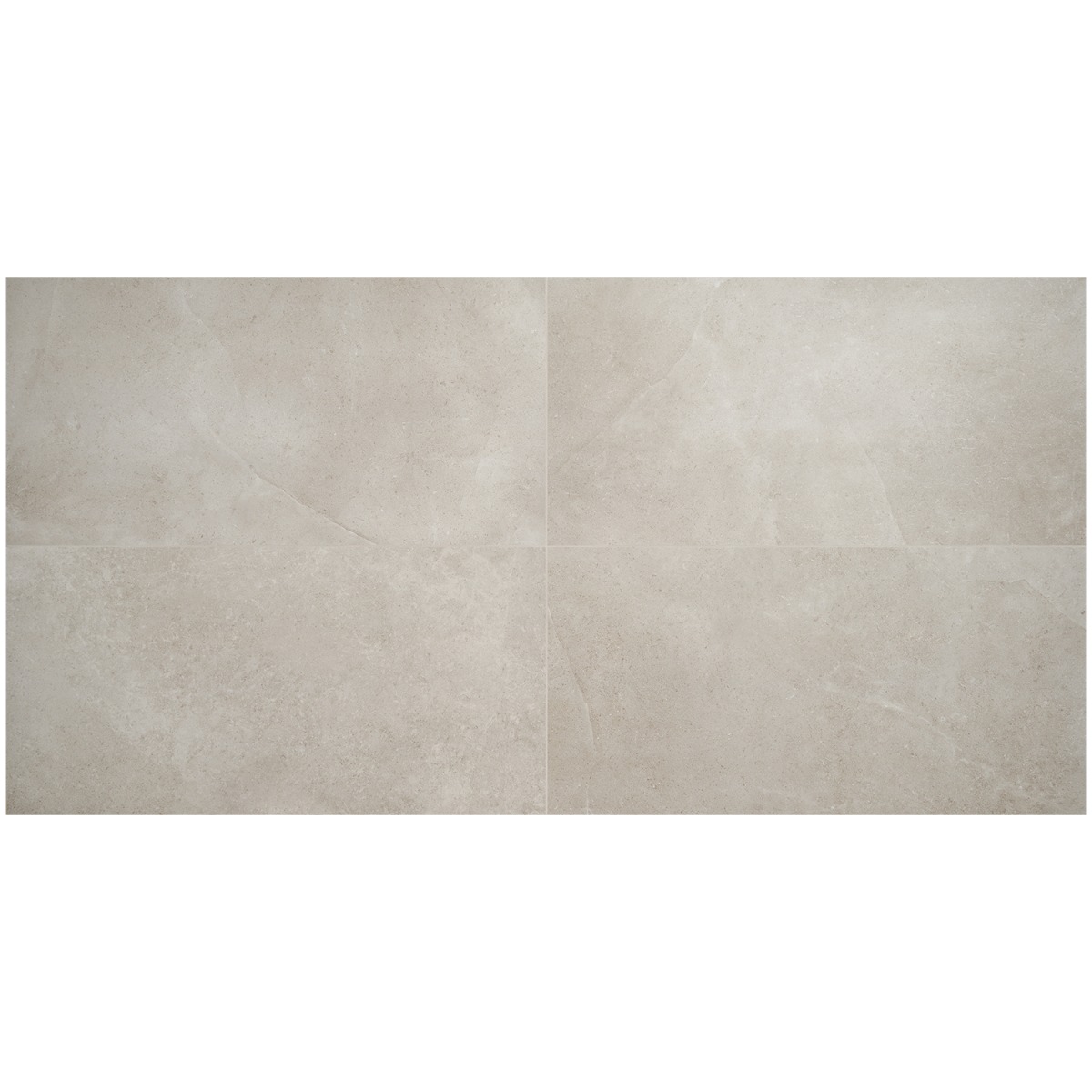 Ages Fumo Light Gray 24x48 Limestone Look Matte Porcelain Tile