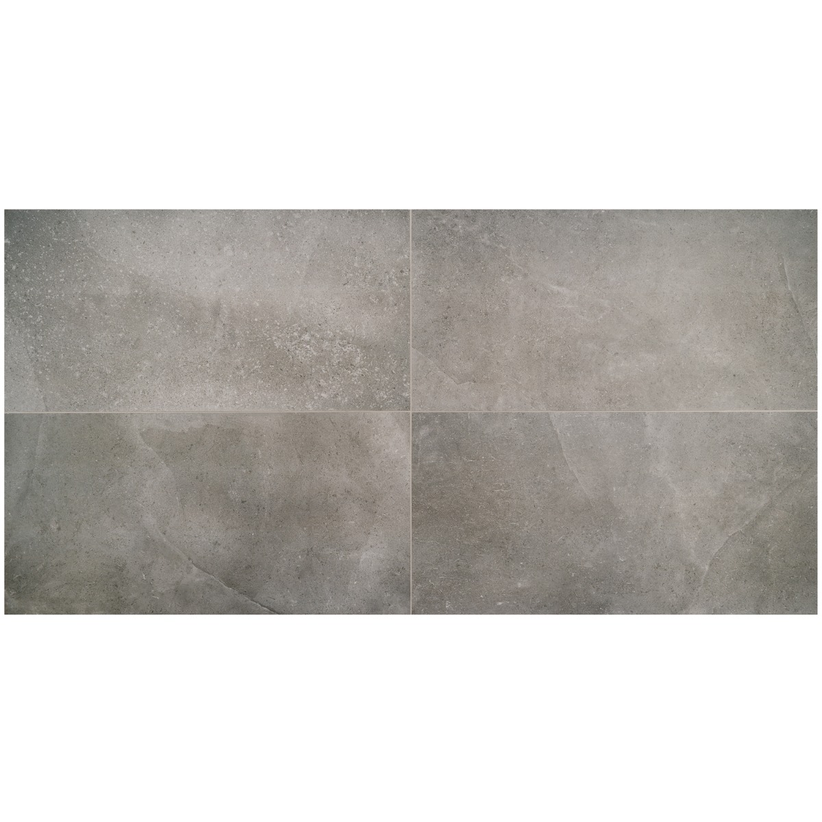 Ages Fossil Dark Gray 24x48 Limestone Look Matte Porcelain Tile