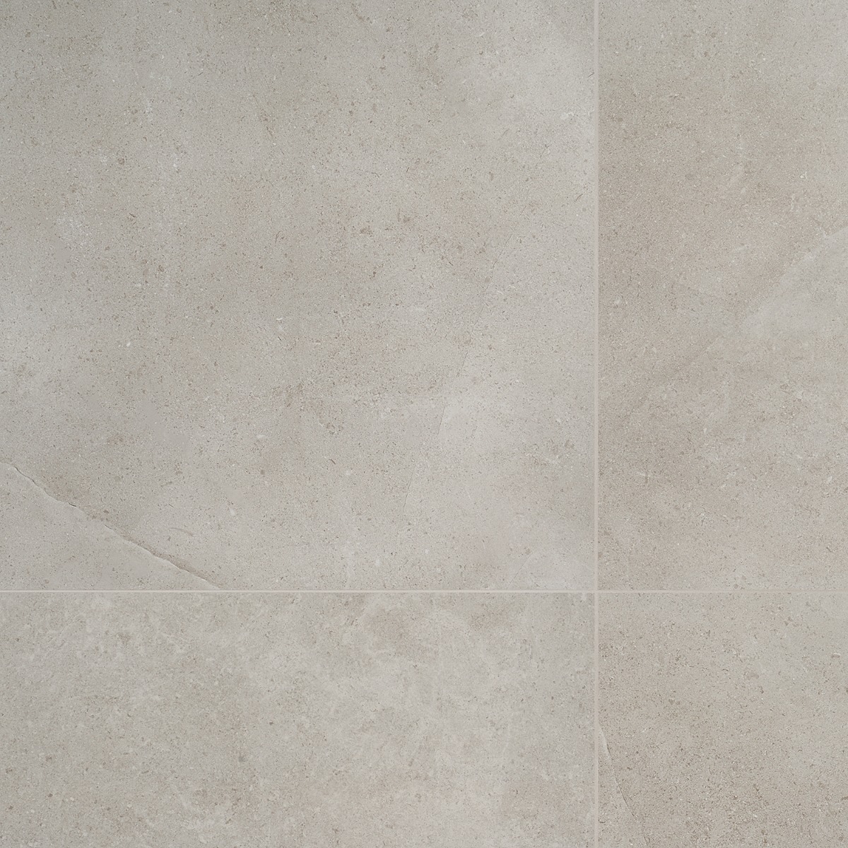 Ages Fumo Light Gray 24x48 Limestone Look Matte Porcelain Tile