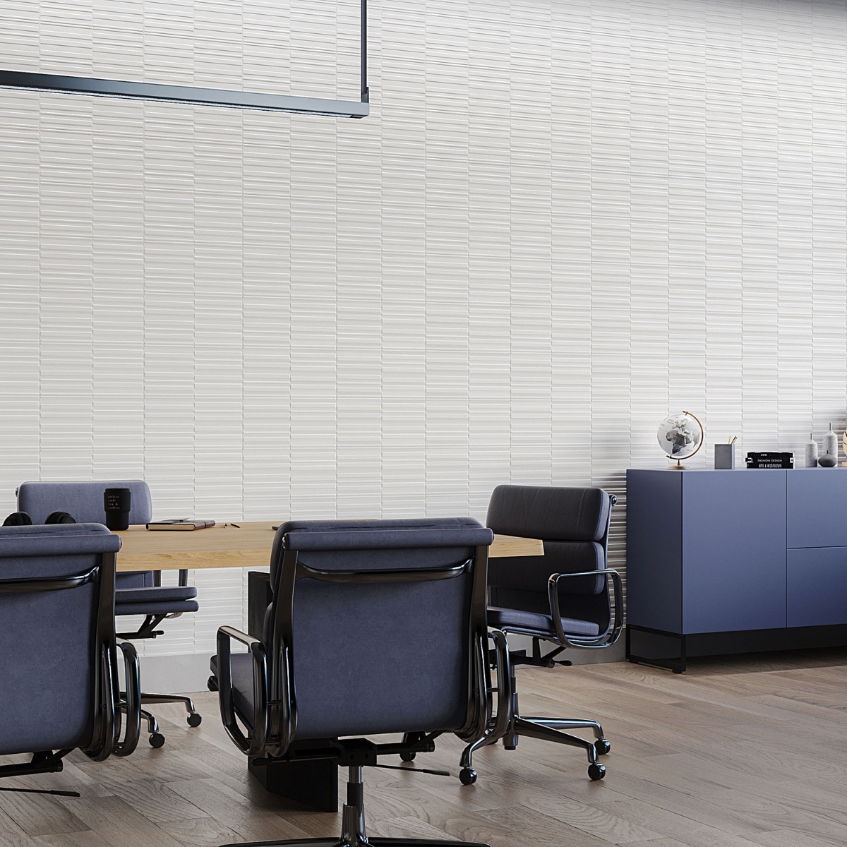 Ras White 8x16 3D Glossy and Matte Mixed Finish Ceramic Tile