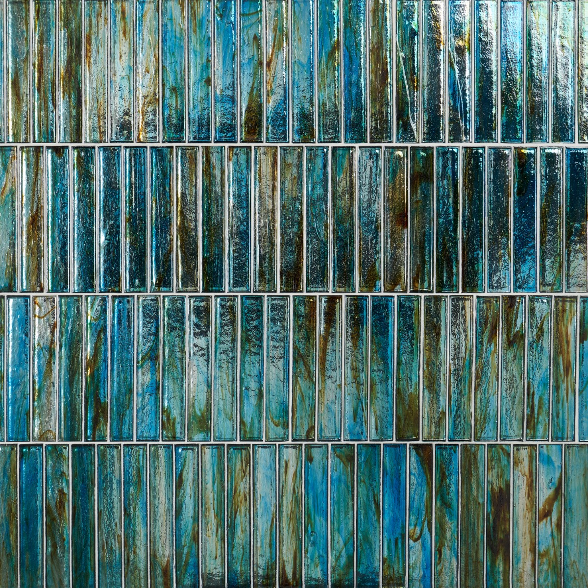 Artemis Brick Tropical Lagoon 2x12 Polished Glass
