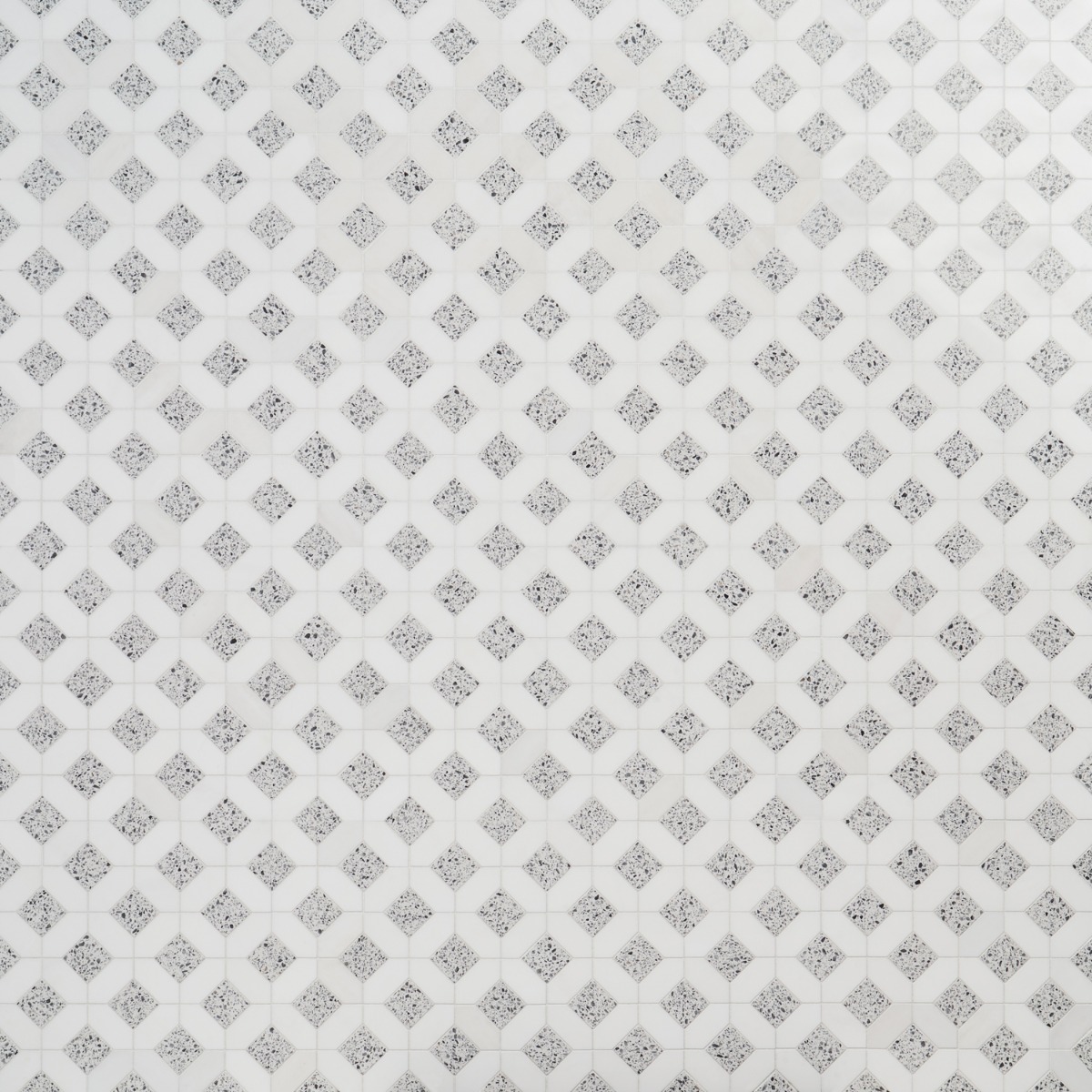 Minna Diamond Bianca Truffle - Tibet White & Terrazzo