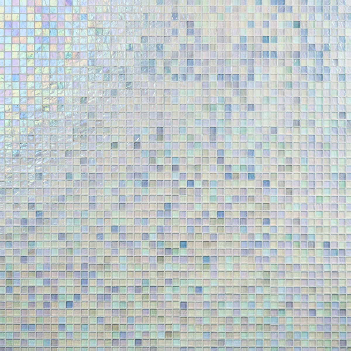 Riverton Glacier White 1x1 Polished Glass Mosaic Tile