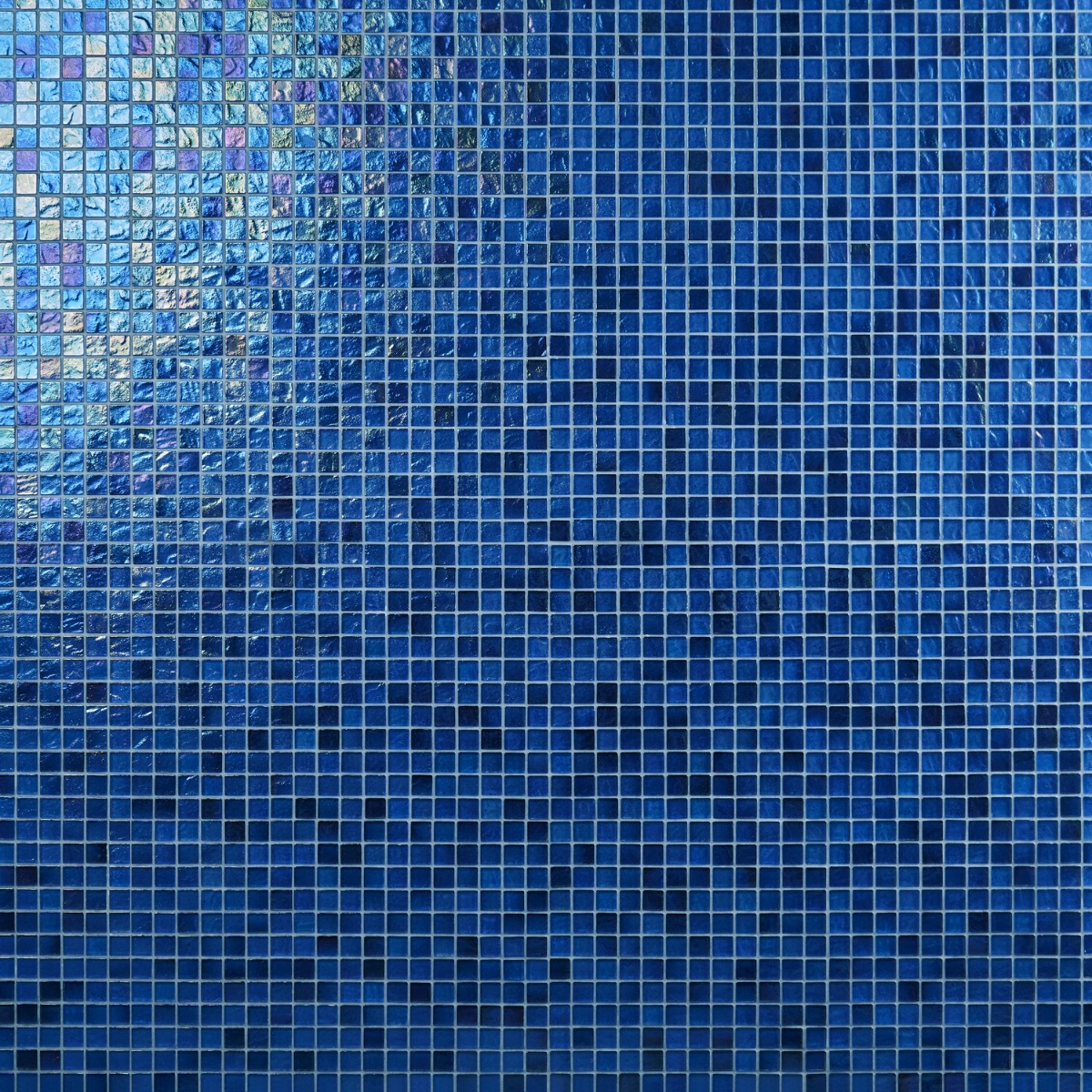 Riverton Lagoon Blue 1x1 Polished Glass Mosaic Tile
