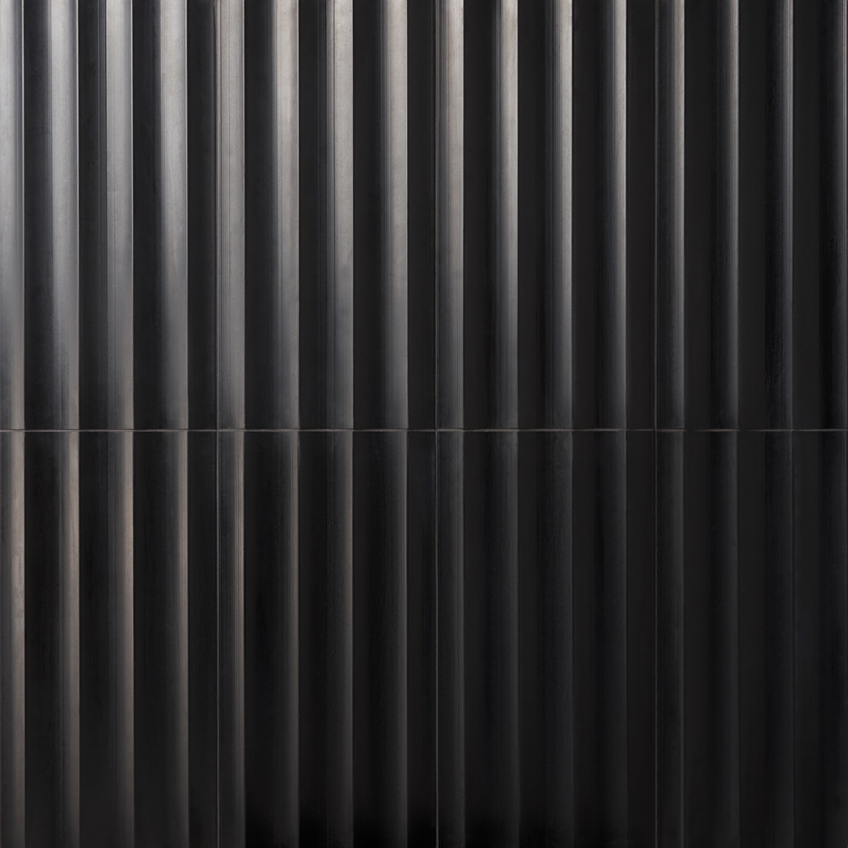 Carver Fluted Nero 12x24 Dimensional Honed 