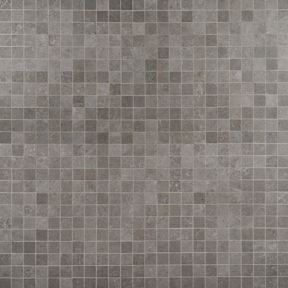 Ages Fossil Dark Gray 2x2 Limestone Look Matte Porcelain Mosaic Tile