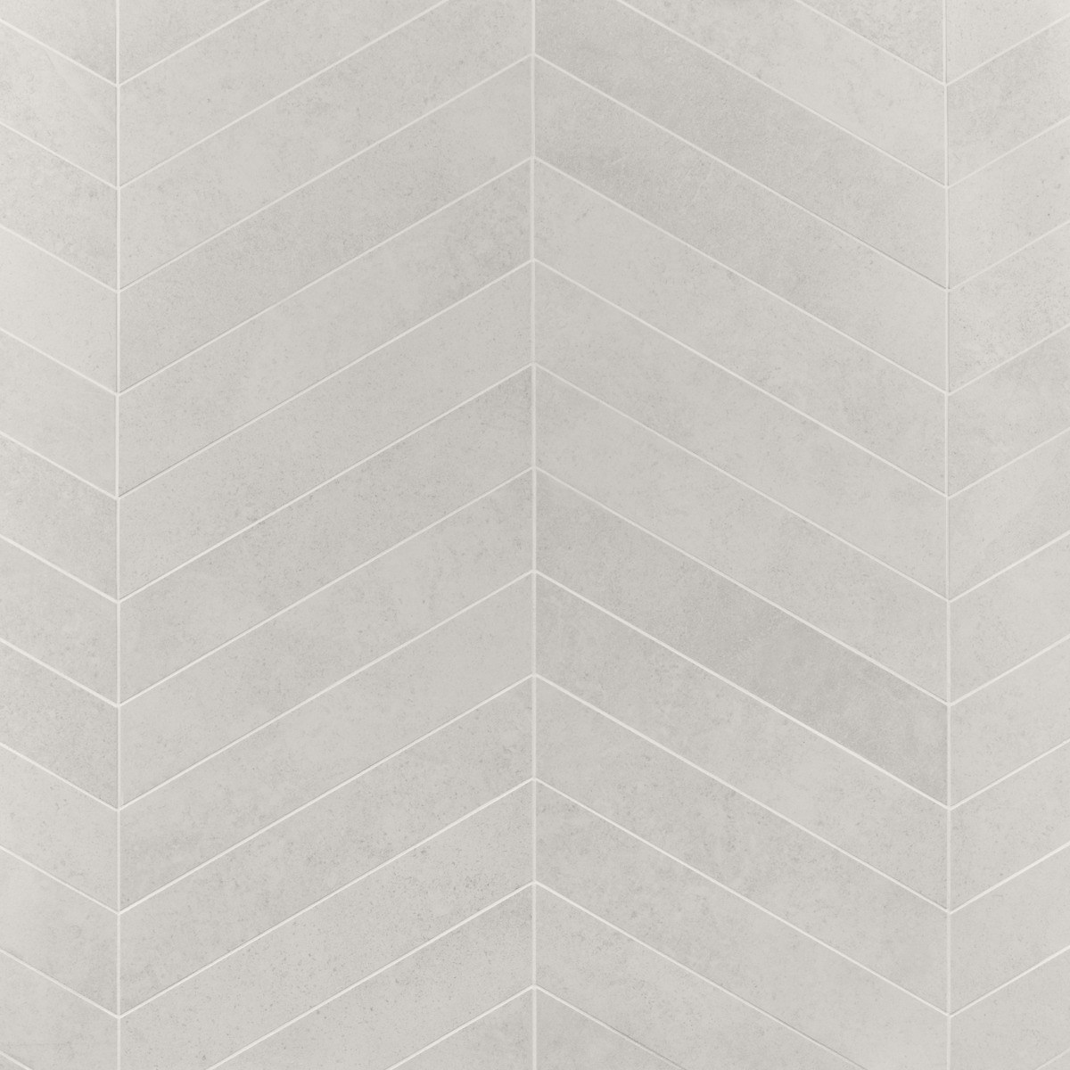 Ages Perla White 4x21 Chevron Limestone Look Matte Porcelain Tile