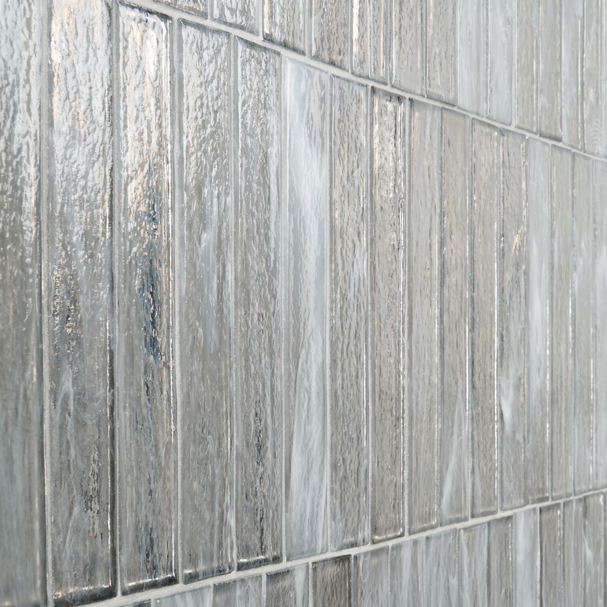 Artemis Brick Silver Haze 2x12 Polished Glass