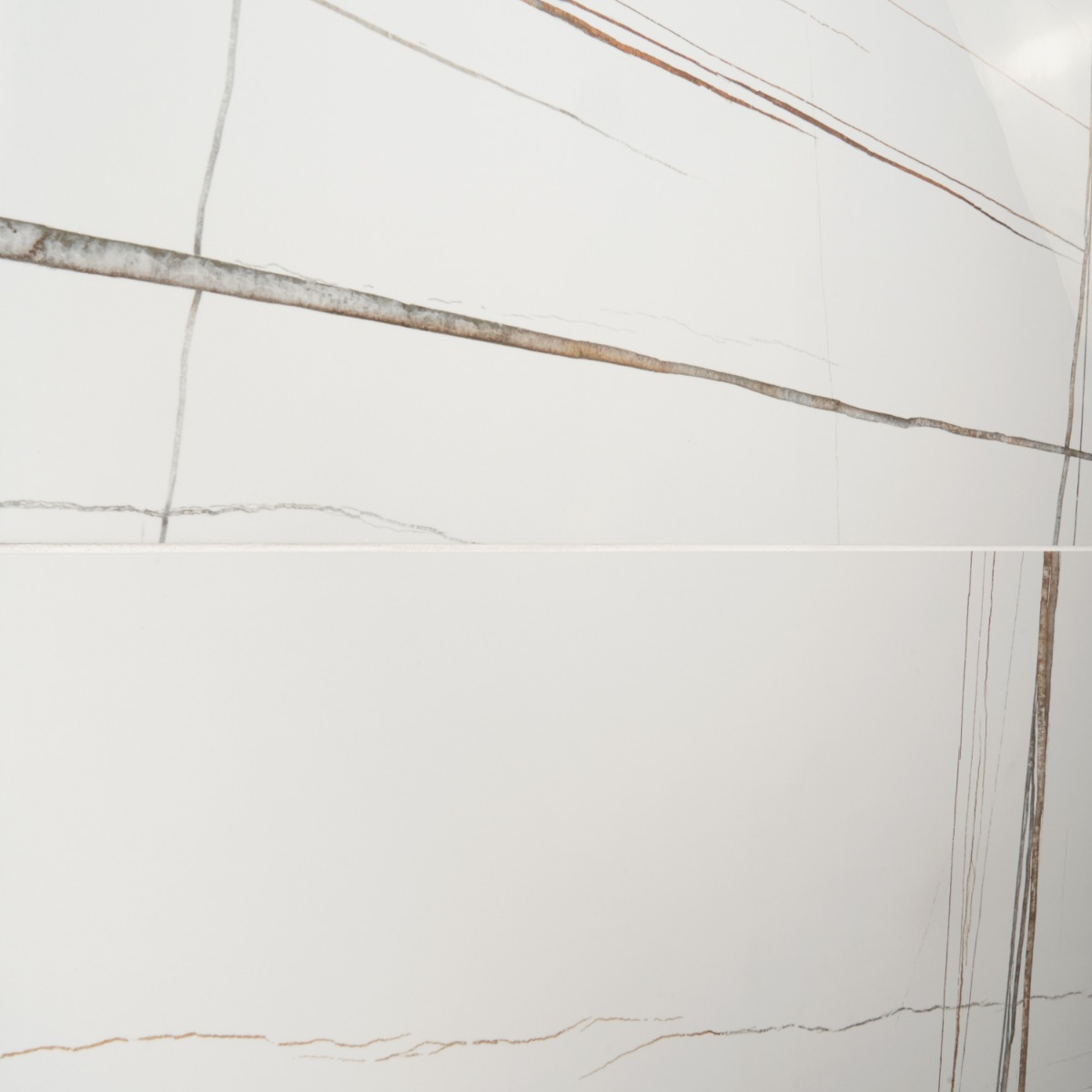 Marmo Sahara Blanco White 24x48 Marble Look Polished Porcelain Tile