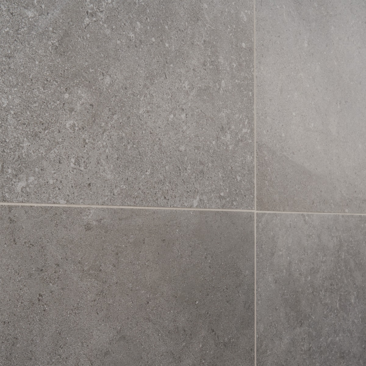 Ages Fossil Dark Gray 24x24 Limestone Look Matte Porcelain Tile