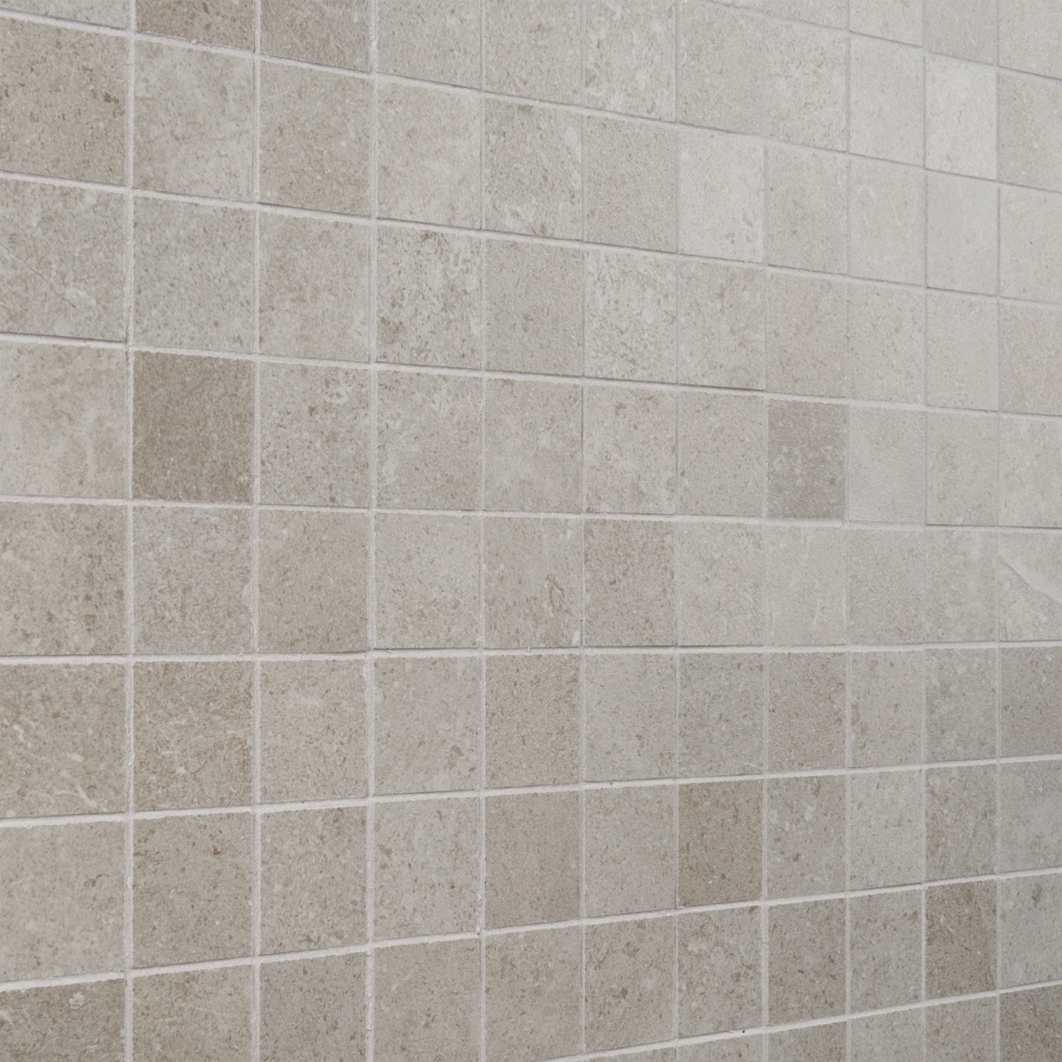 Ages Tortora Beige 2x2 Limestone Look Matte Porcelain Mosaic Tile