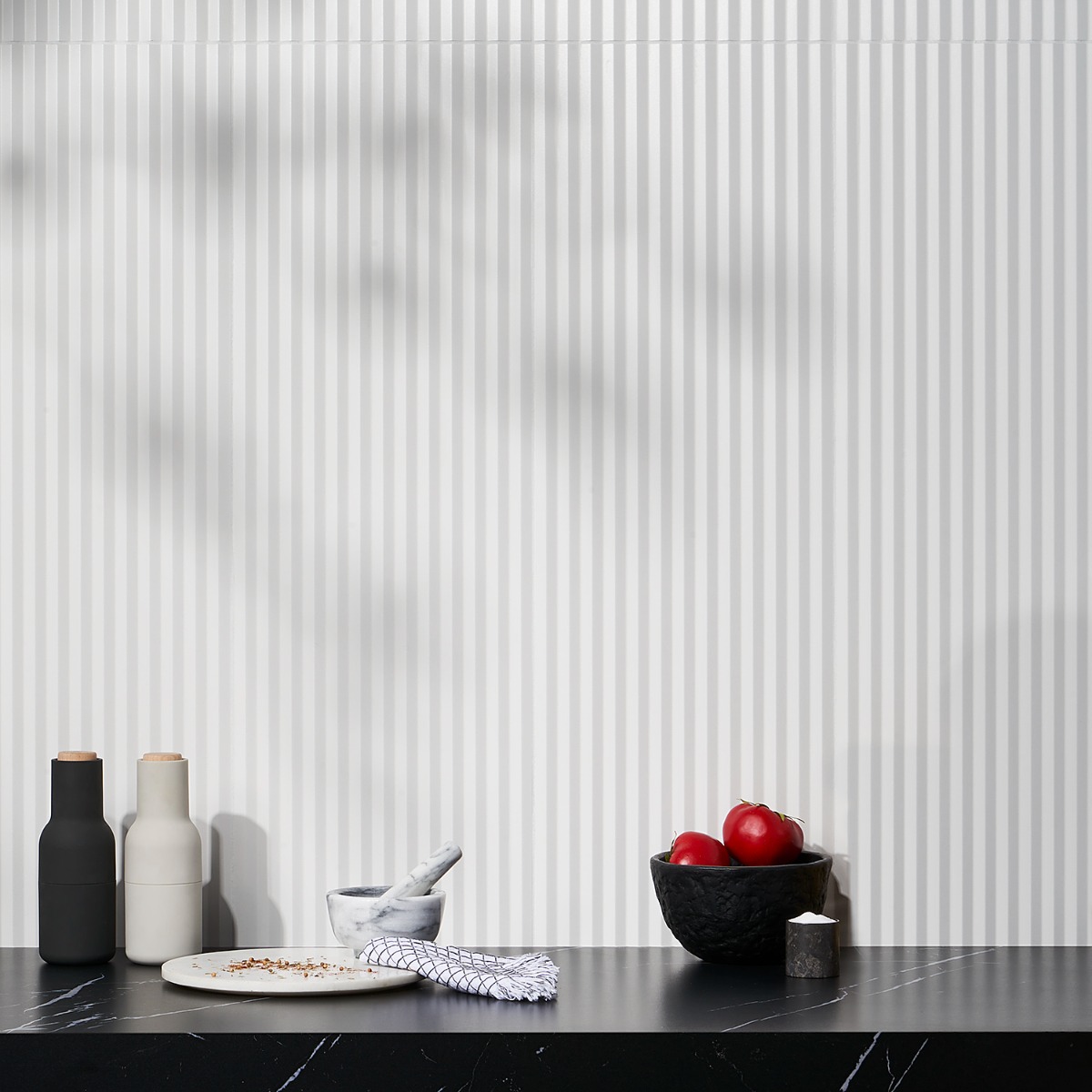 Vespa 3D White 12x36 Matte Ceramic