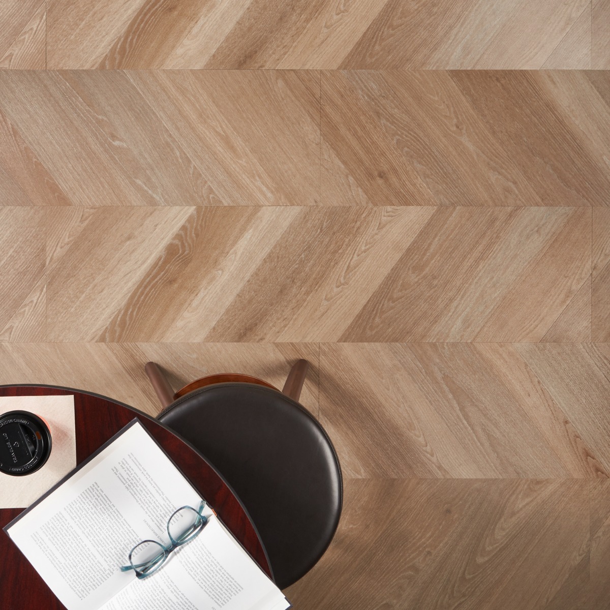 Stacy Garcia Artwood Chevron Starling 12x48 - 5.0mm/20 mil Wear Layer - Rigid Core Click Matte Luxury Vinyl
