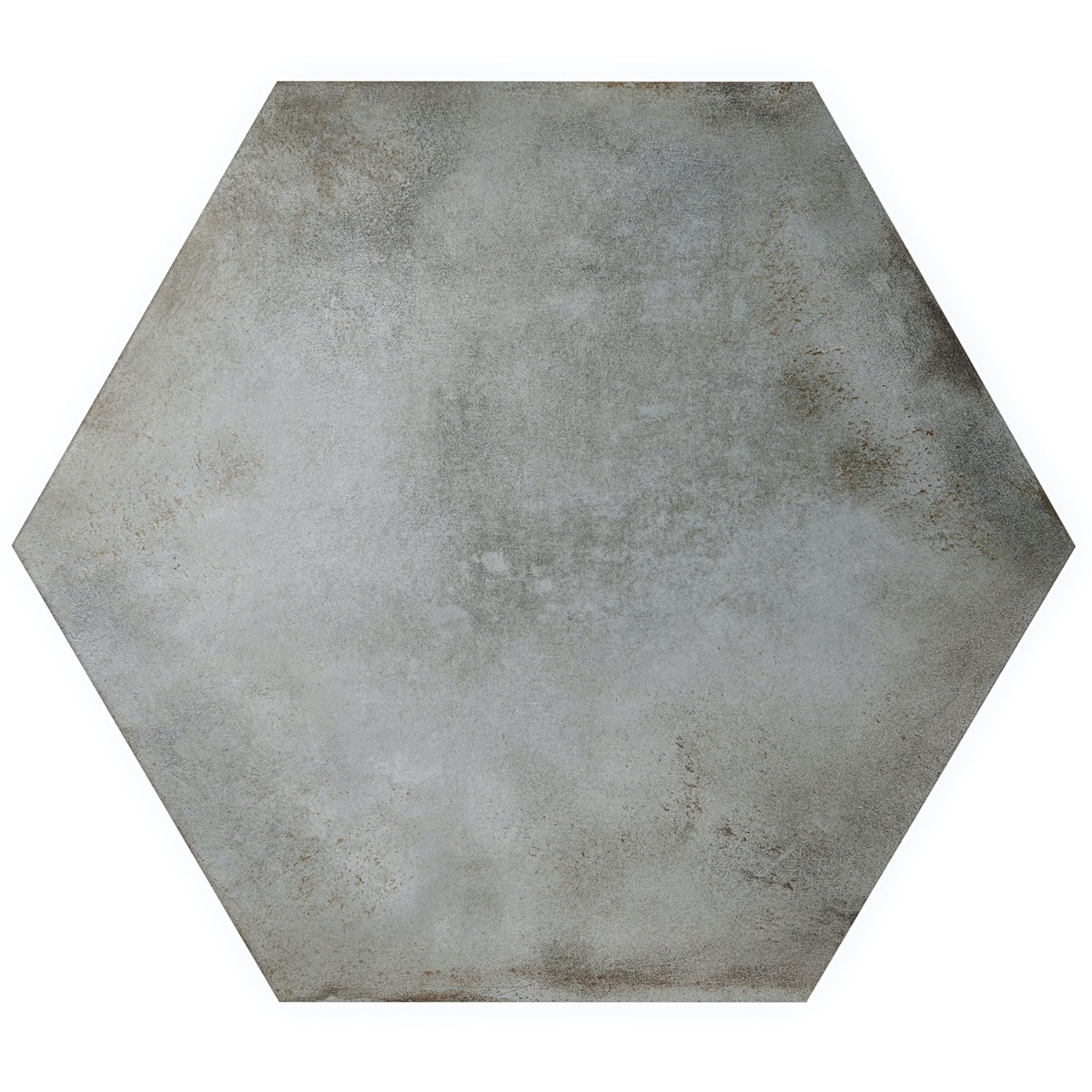 Angela Harris San Francisco Gray 20" Hexagon Matte Porcelain
