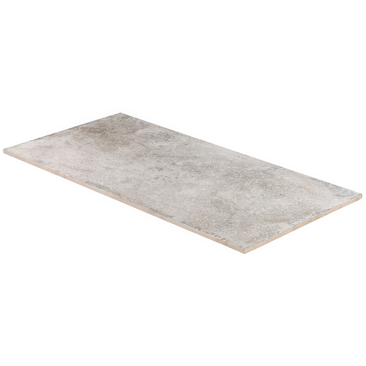 Caruso Efeso Gray 12x24 Travertine Look Matte Porcelain Tile