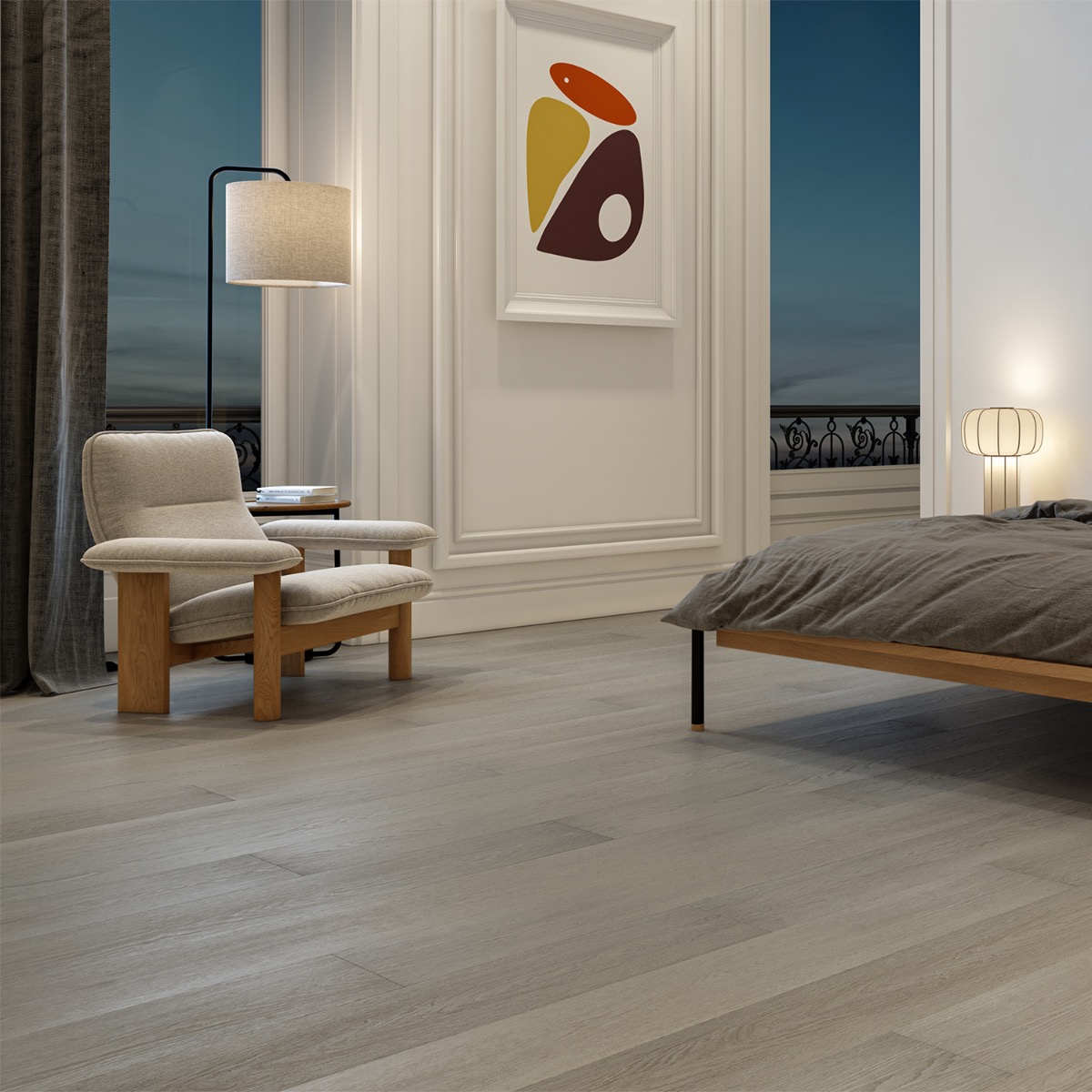 Broadway Lunar 9x72 - 6.0mm/28mil Wear Layer - Rigid Core Click Matte Luxury Vinyl