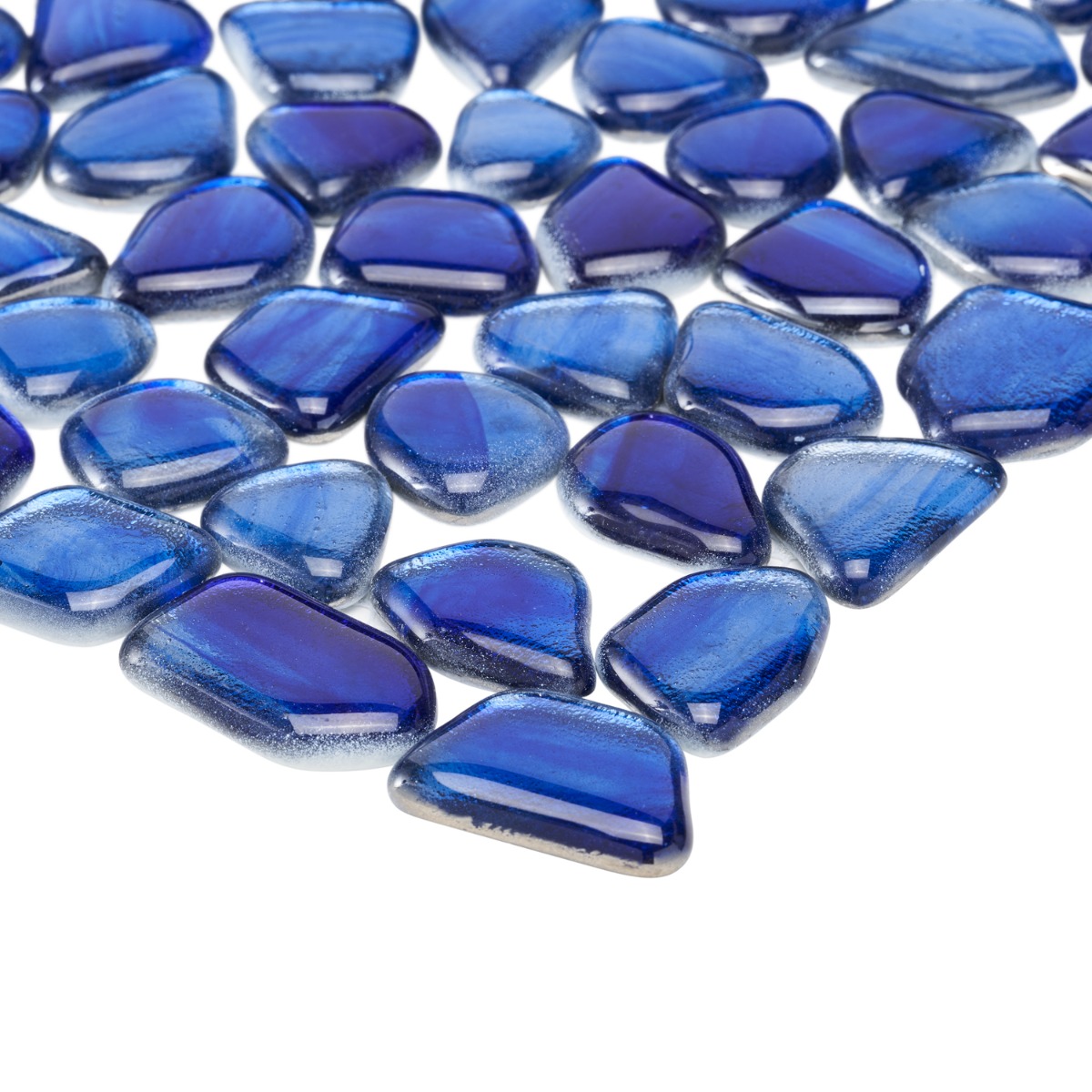 Artemis Pebble Cobalt Ice Polished Glass