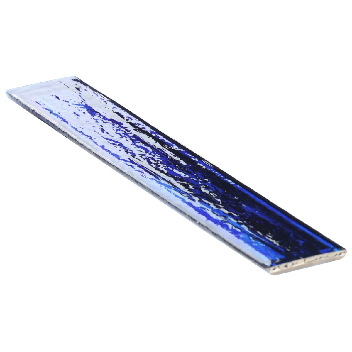 Artemis Brick Cobalt Ice 2x12 Polished Glass