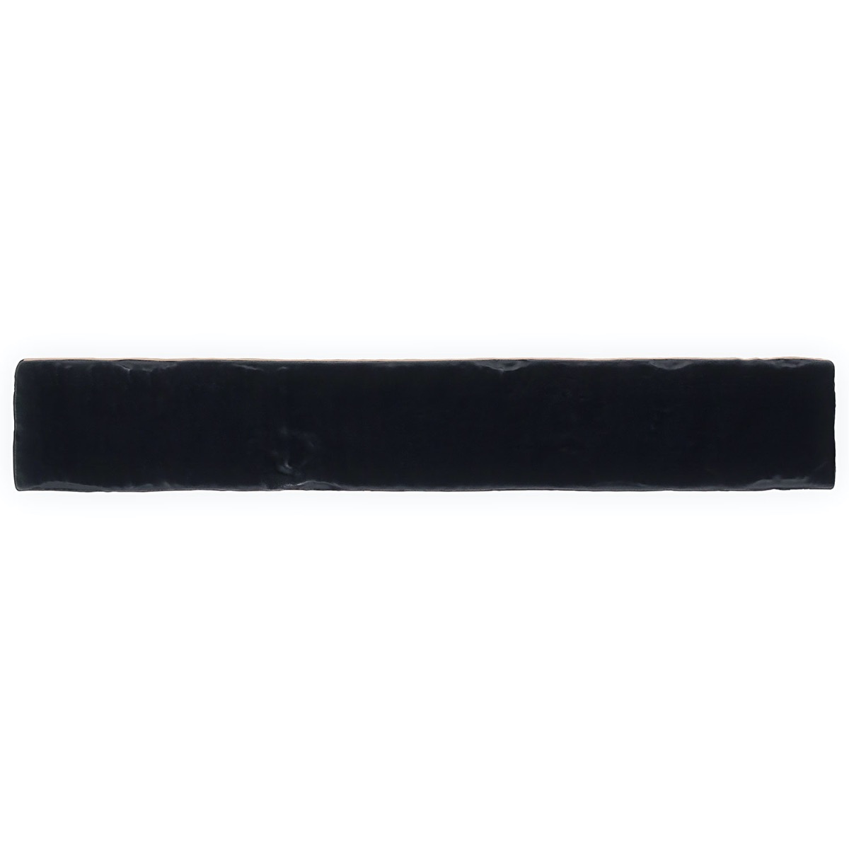 Artist Coal Black 1.5x9 Matte Ceramic Tile