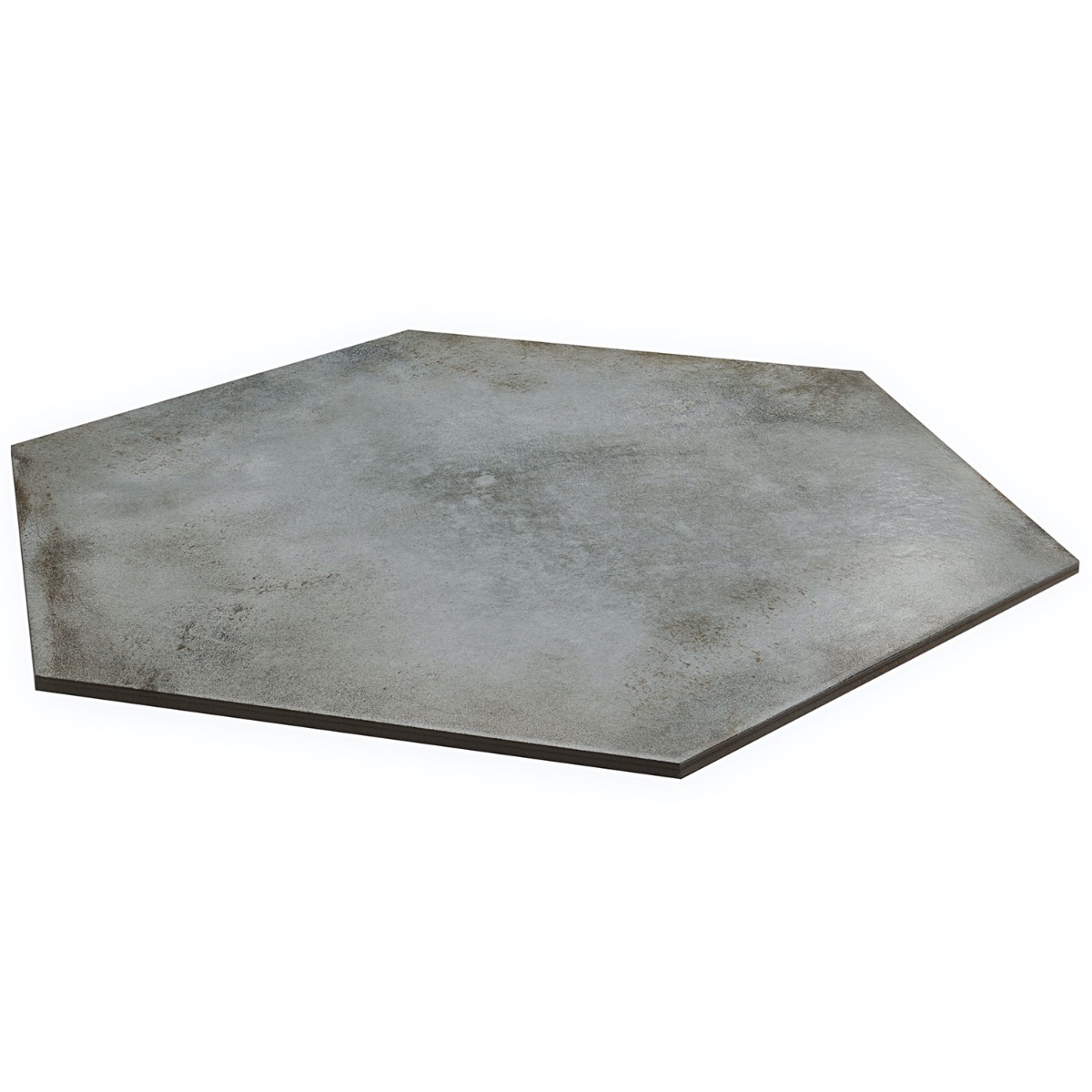 Angela Harris San Francisco Gray 20" Hexagon Matte Porcelain