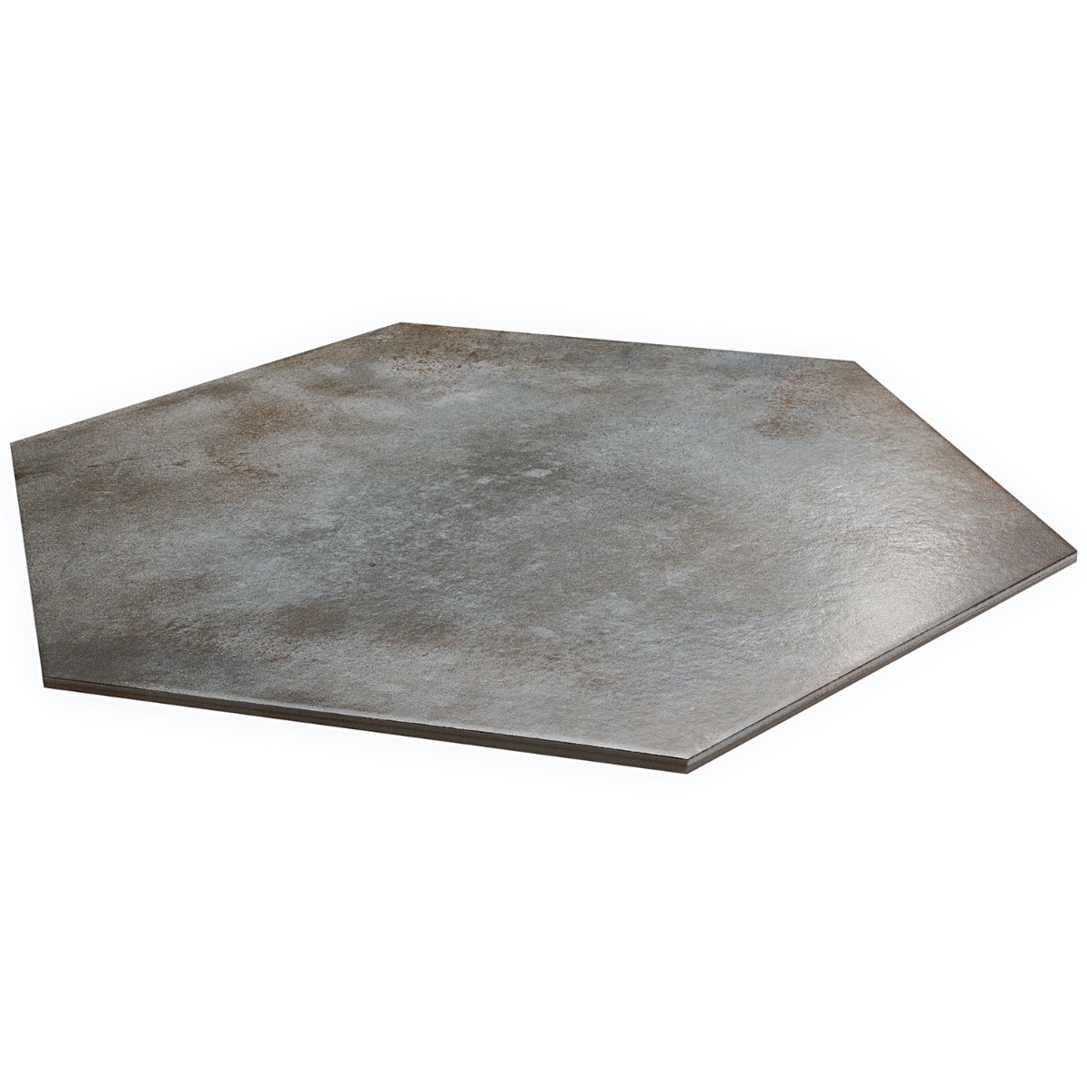 Angela Harris San Francisco Graphite 20" Hexagon Matte Porcelain
