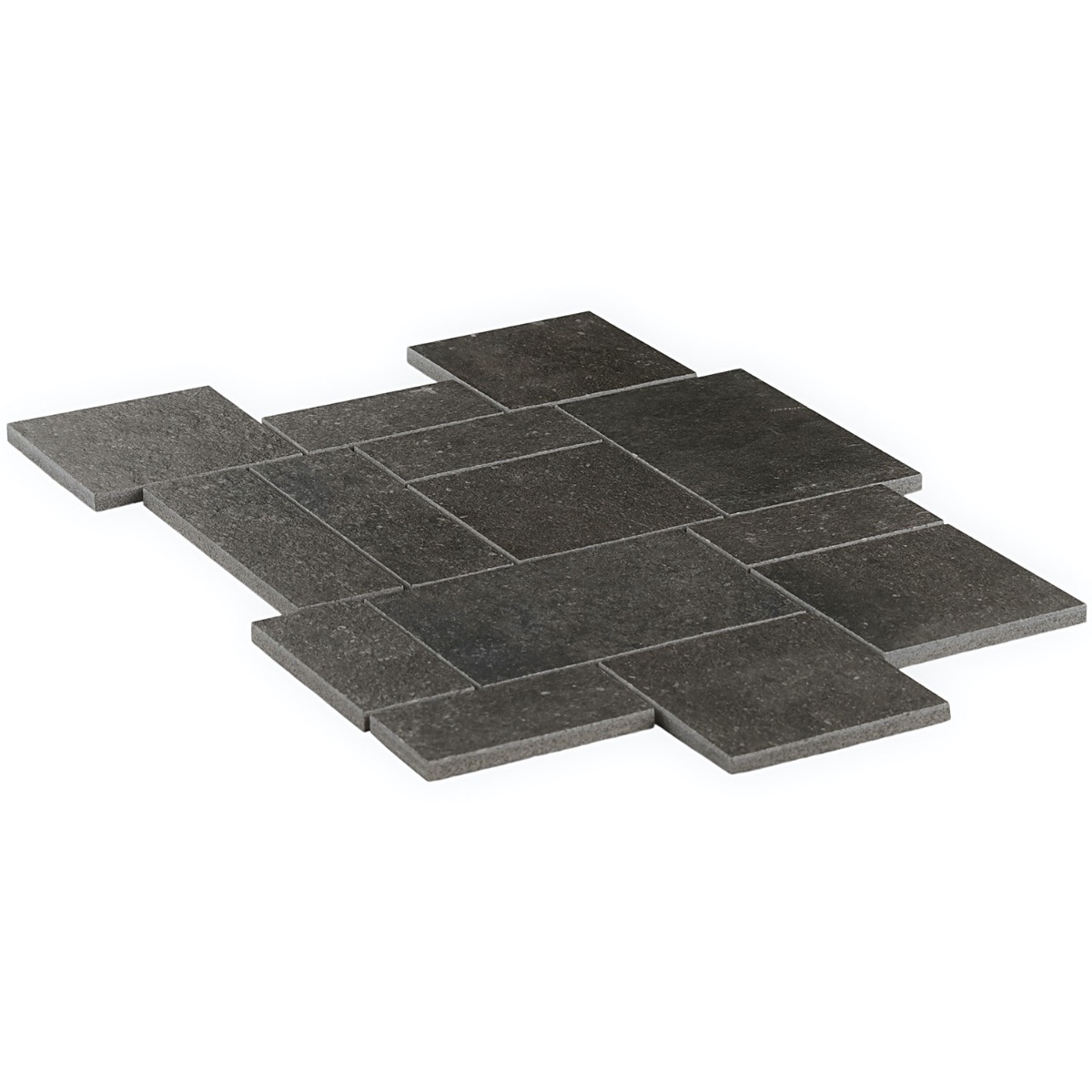 Olympic Charcoal French Pattern Matte Porcelain