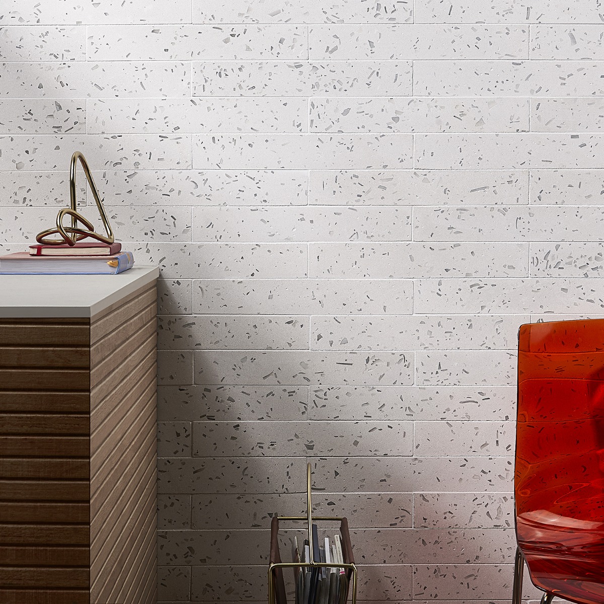 Close Out - Surf Terrazzo Lunar Gray 3x16