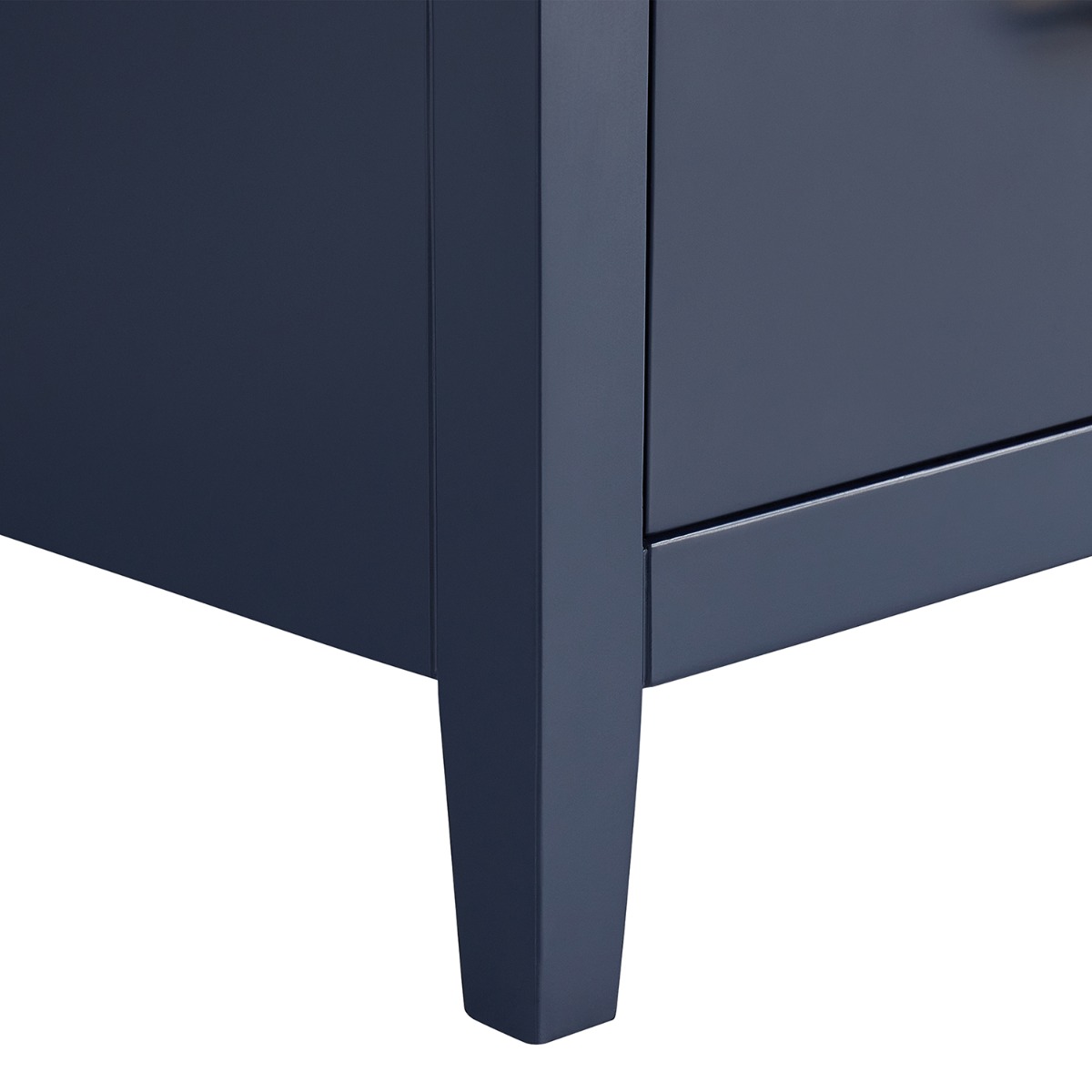 Iconic Navy and Gold 24" Single Vanity with Carrara Marble Top
