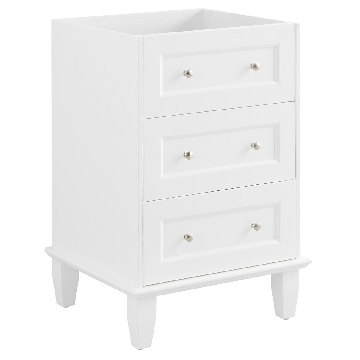 Nora White 24" Single Vanity without Top