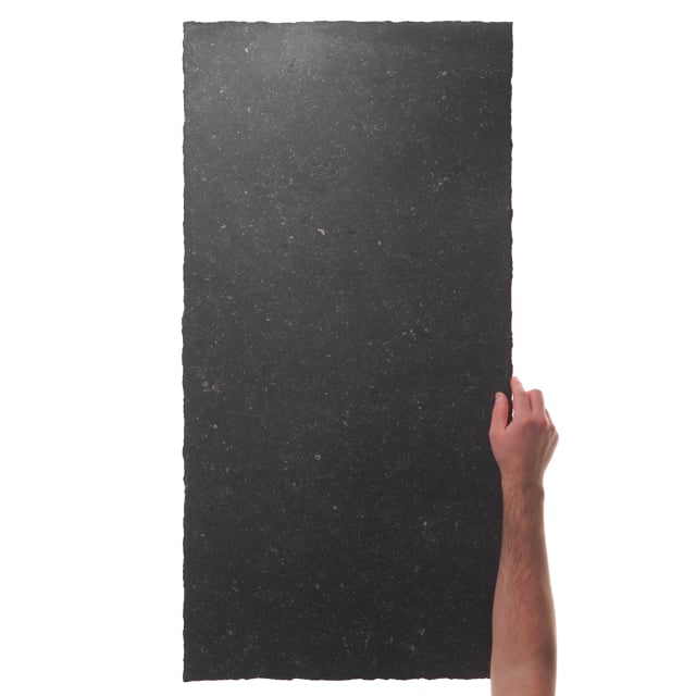 Castlerock Belgian Bluestone 18x36 Roman Finish Honed Marble