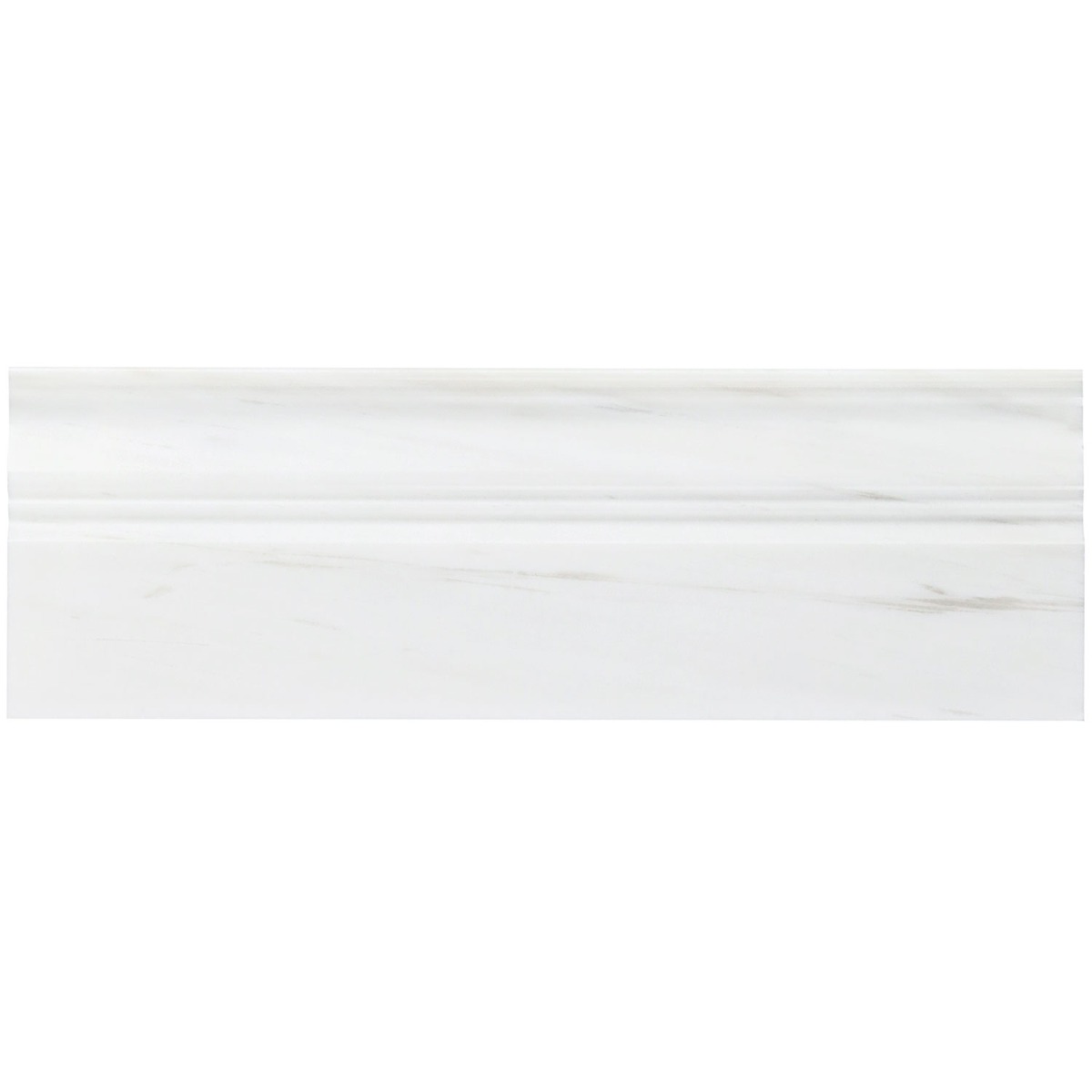 Bianco Dolomite Premium Base Molding Polished 4x12 
