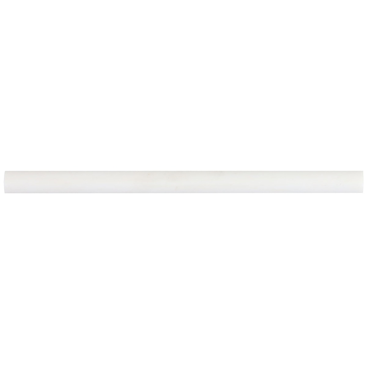 Bianco Dolomite White 3/4x12 Premium Honed Marble Pencil 