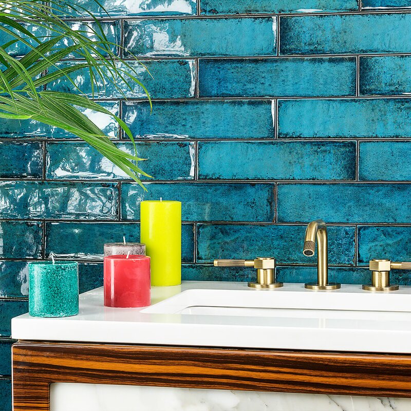 Alchimia Blue Polished Ceramic