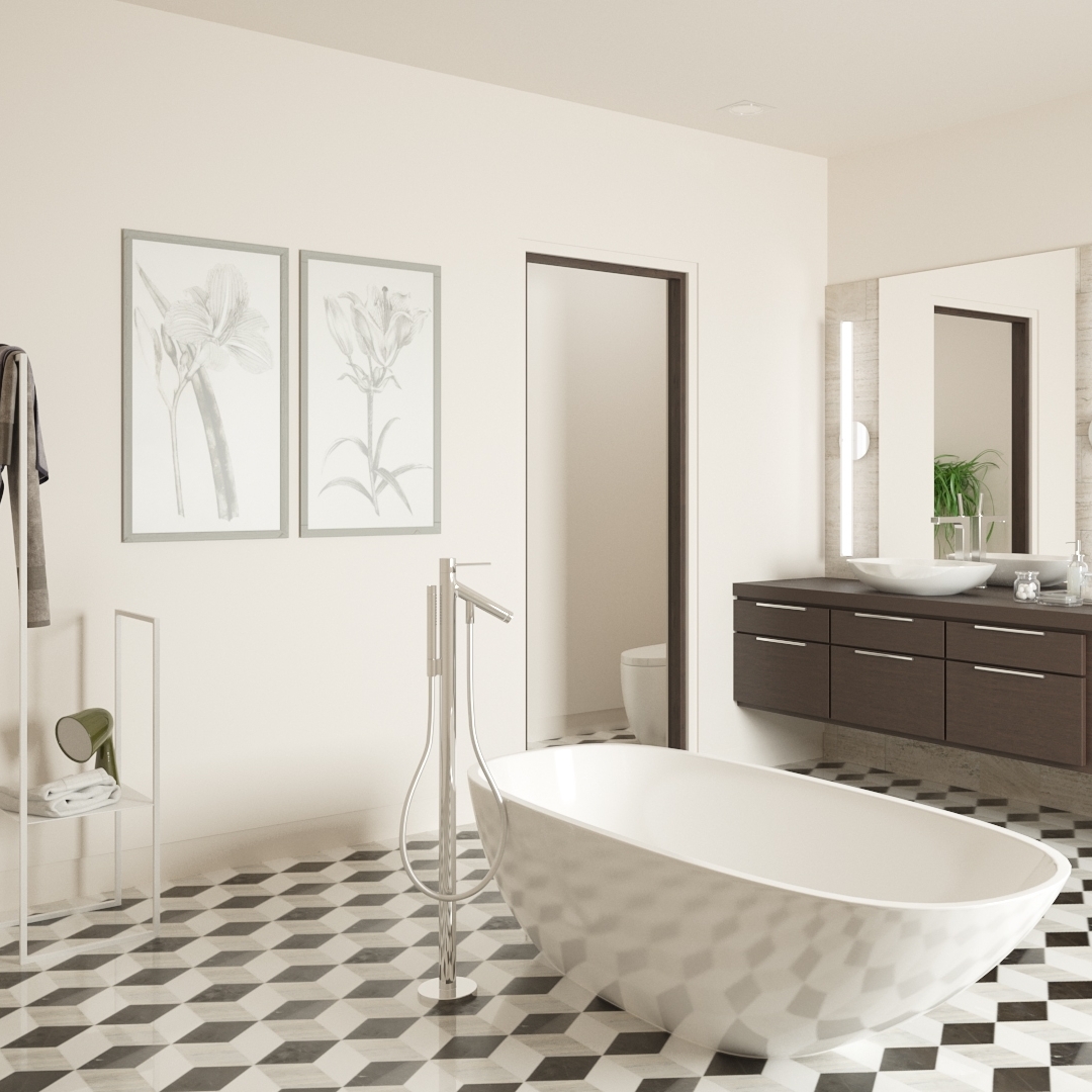 Pari Classico - Thassos- Nero and Carrara Polished