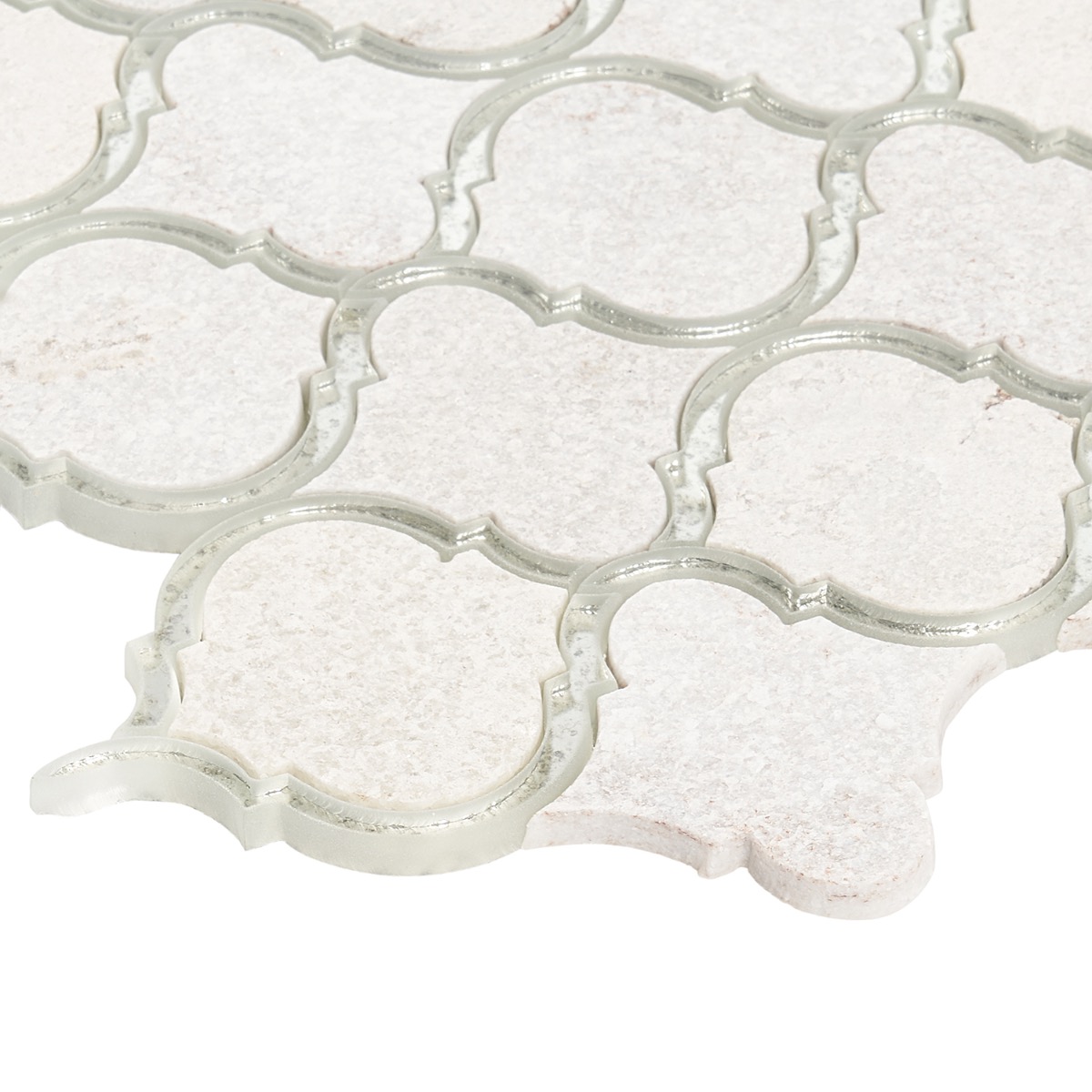MJ Vision Lantern White Quartz with Antique Mirror Line