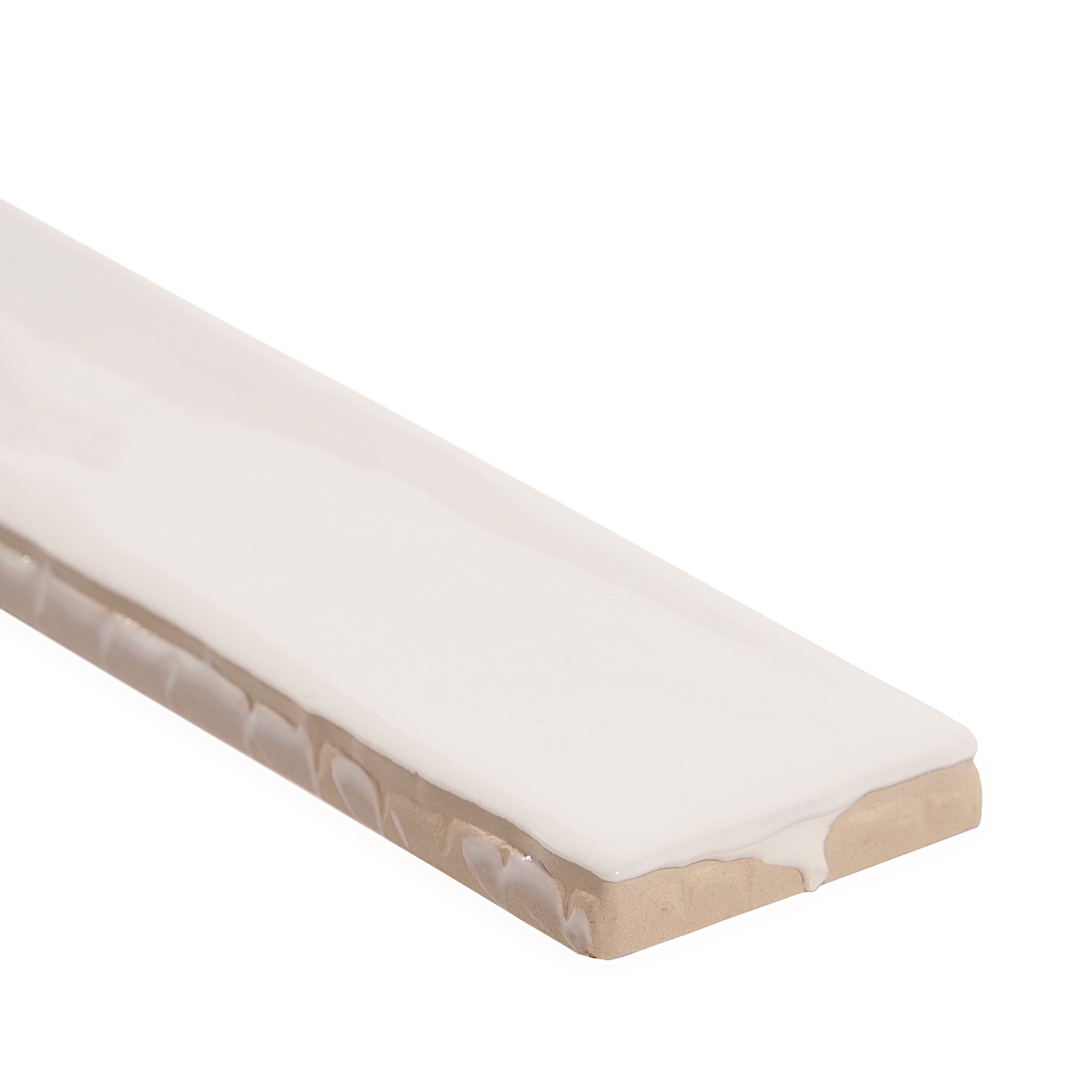 Newport White Cloud 2x20 Polished Ceramic Wall Tile