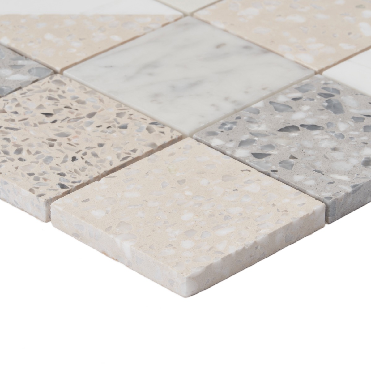 Elizabeth Sutton Terrazzi Swan Mixed Finish Marble + Terrazzo