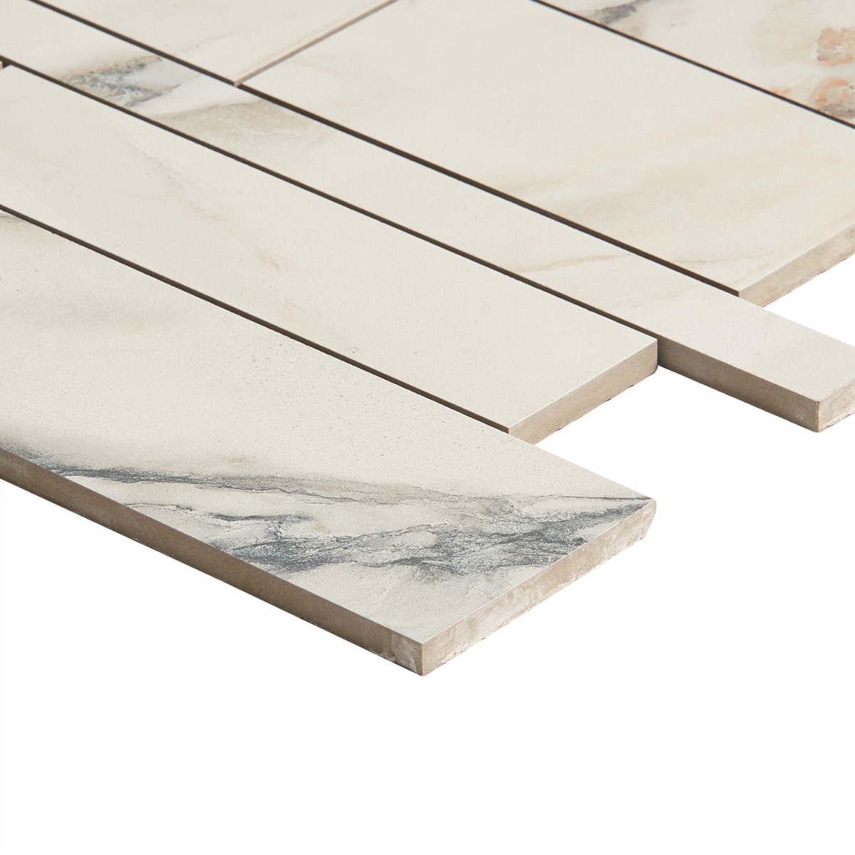 Lithe Calacatta Rustico Railroad Matte  Porcelain