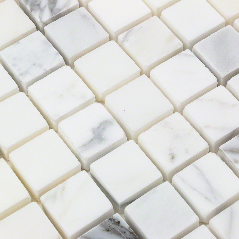 Calacatta 3/4x3/4 Squares Polished Marble Tile 
