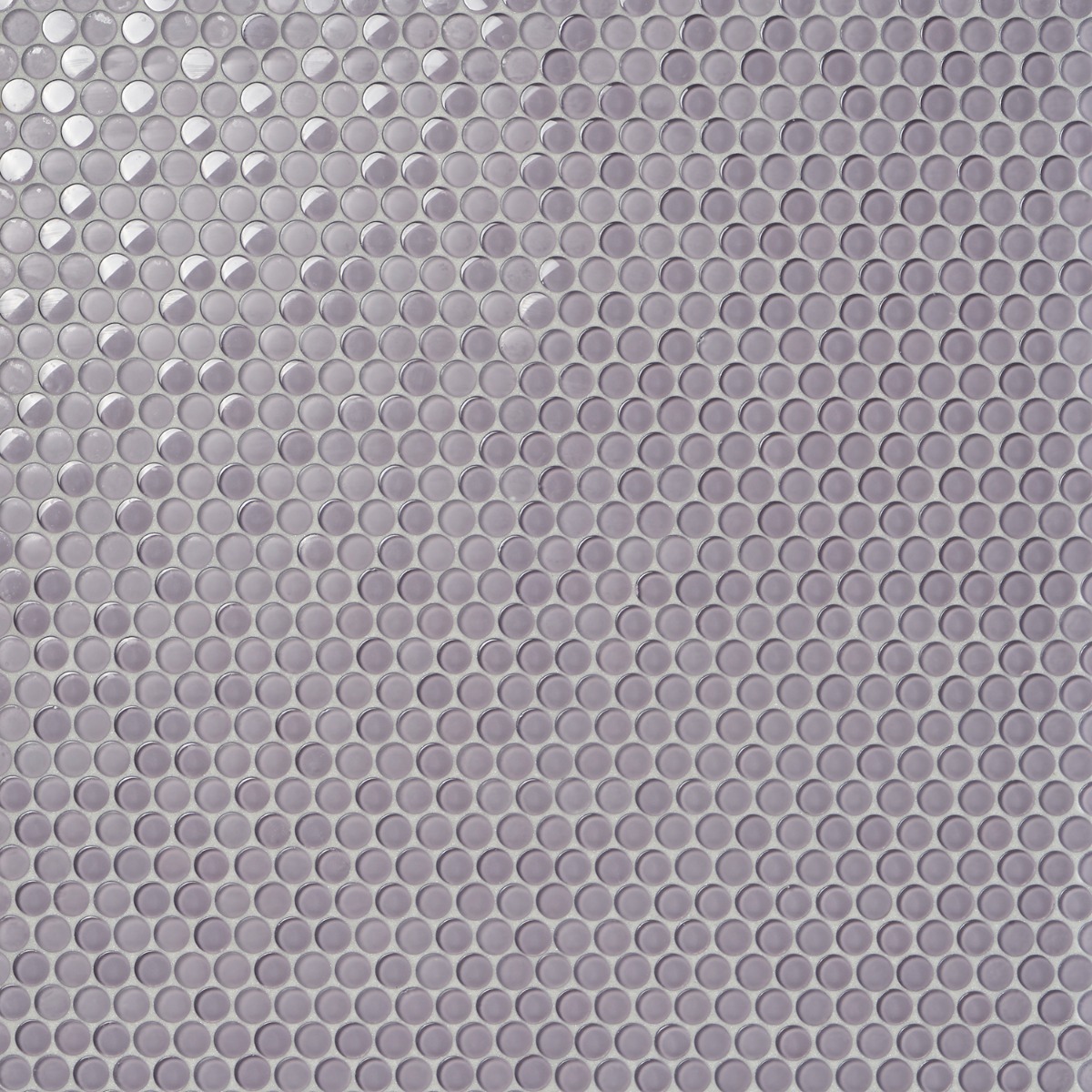 Crystal Lavender Circles Mixed Finish Glass